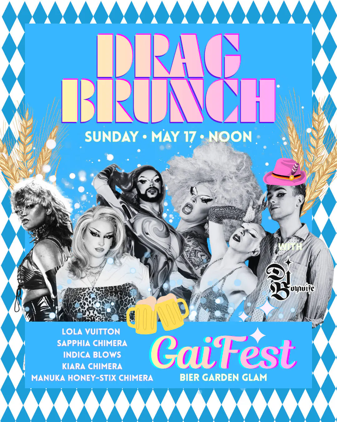 Galaxie Drag Brunch: GAIFEST event banner