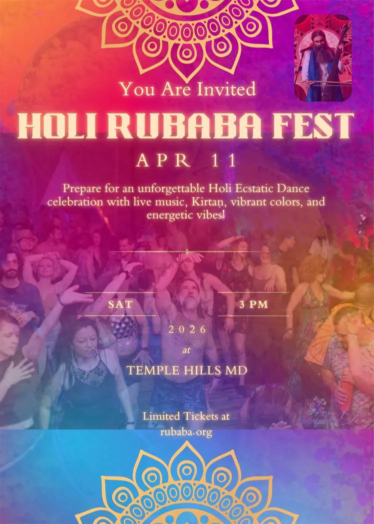 Holi Rubaba Fest (Spring 2026) event banner