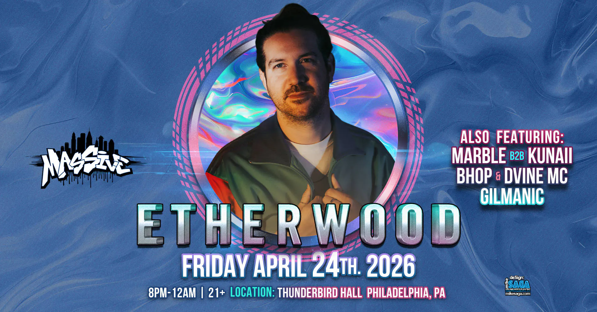 ETHERWOOD - A MASSIVE Philadelphia Drum n' Bass Party event banner