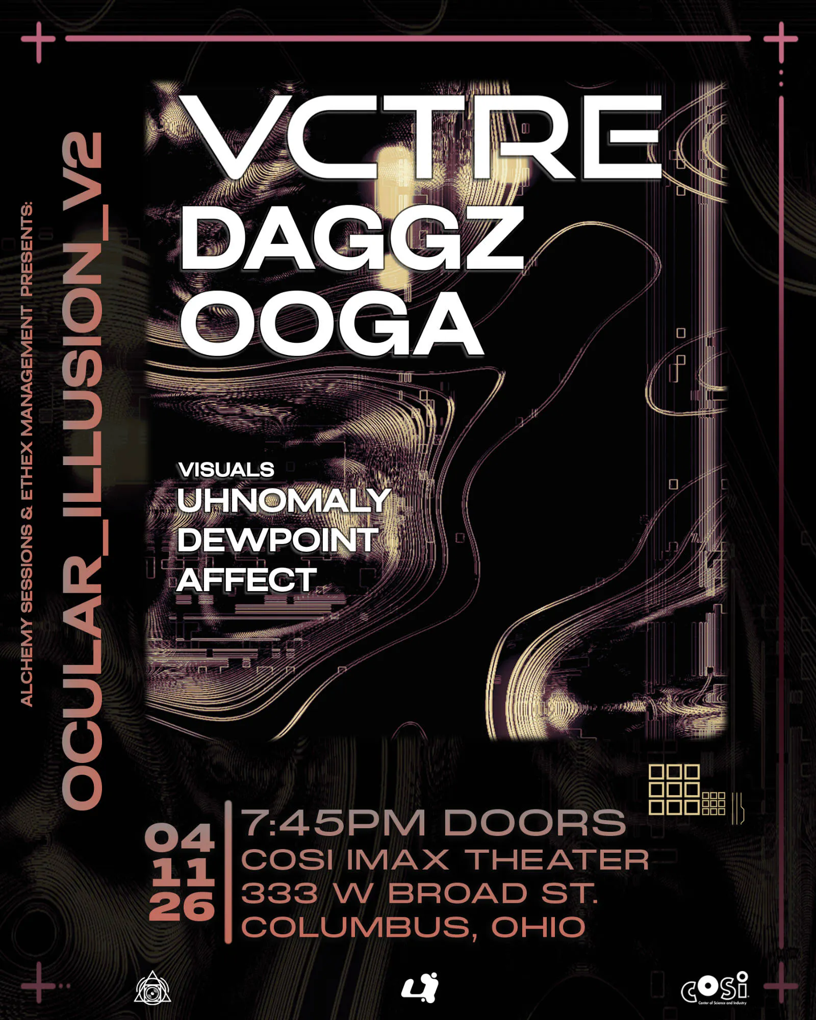 Ocular Illusion_V2: VCTRE, Daggz, Ooga event banner