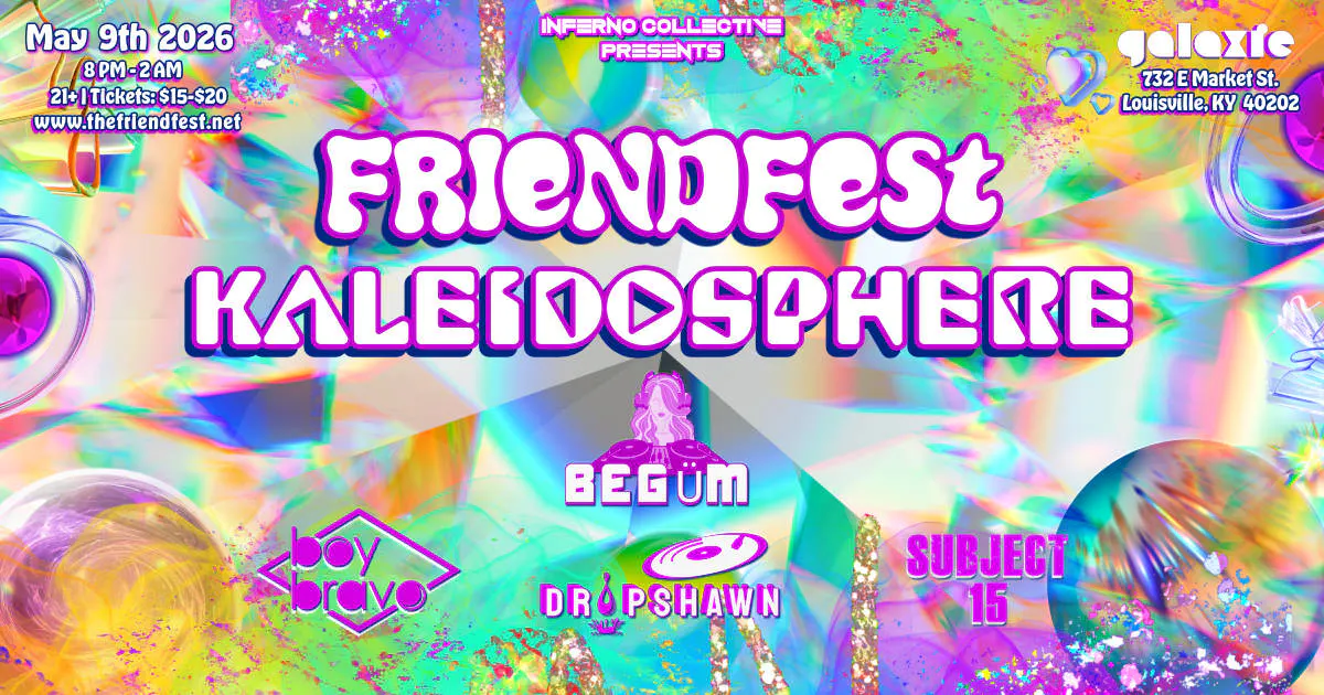 Friendfest: Kaleidosphere event banner