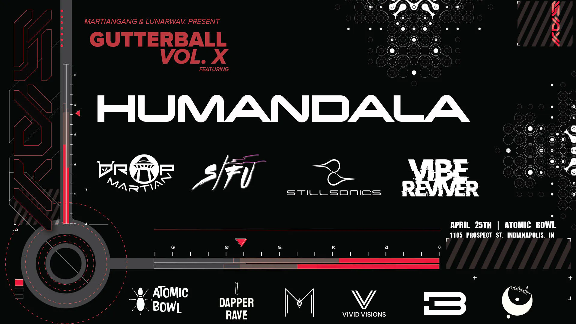 The Gutter Ball: Vol. X FEAT. Humandala event banner