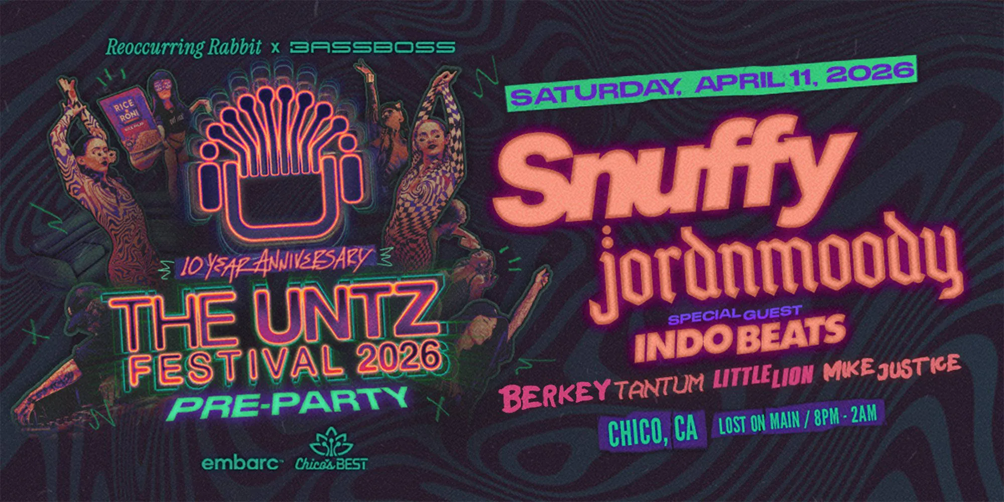 THE UNTZ FESTIVAL PRE-PARTY - CHICO #2 event banner