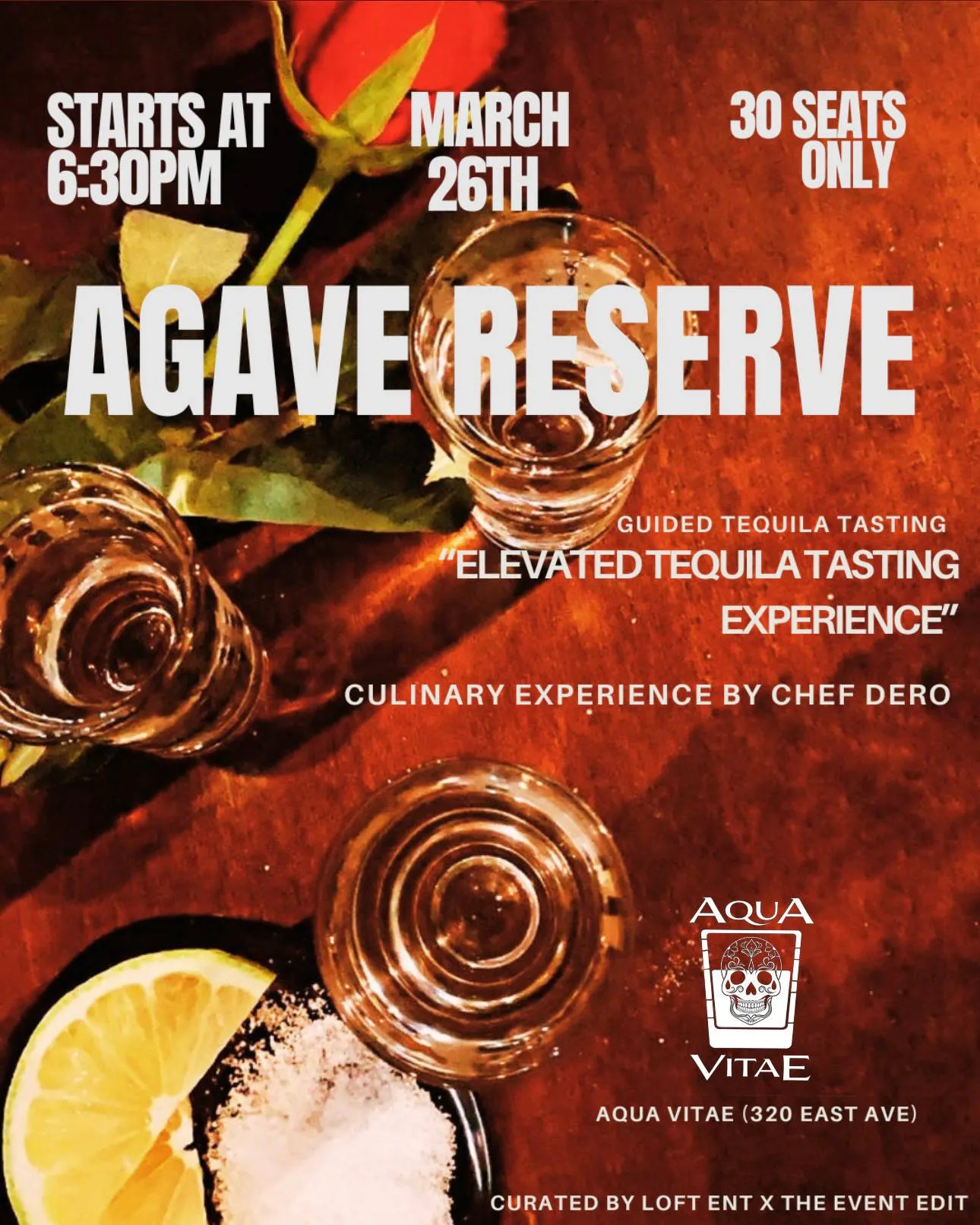 AGAVE RESERVE event banner