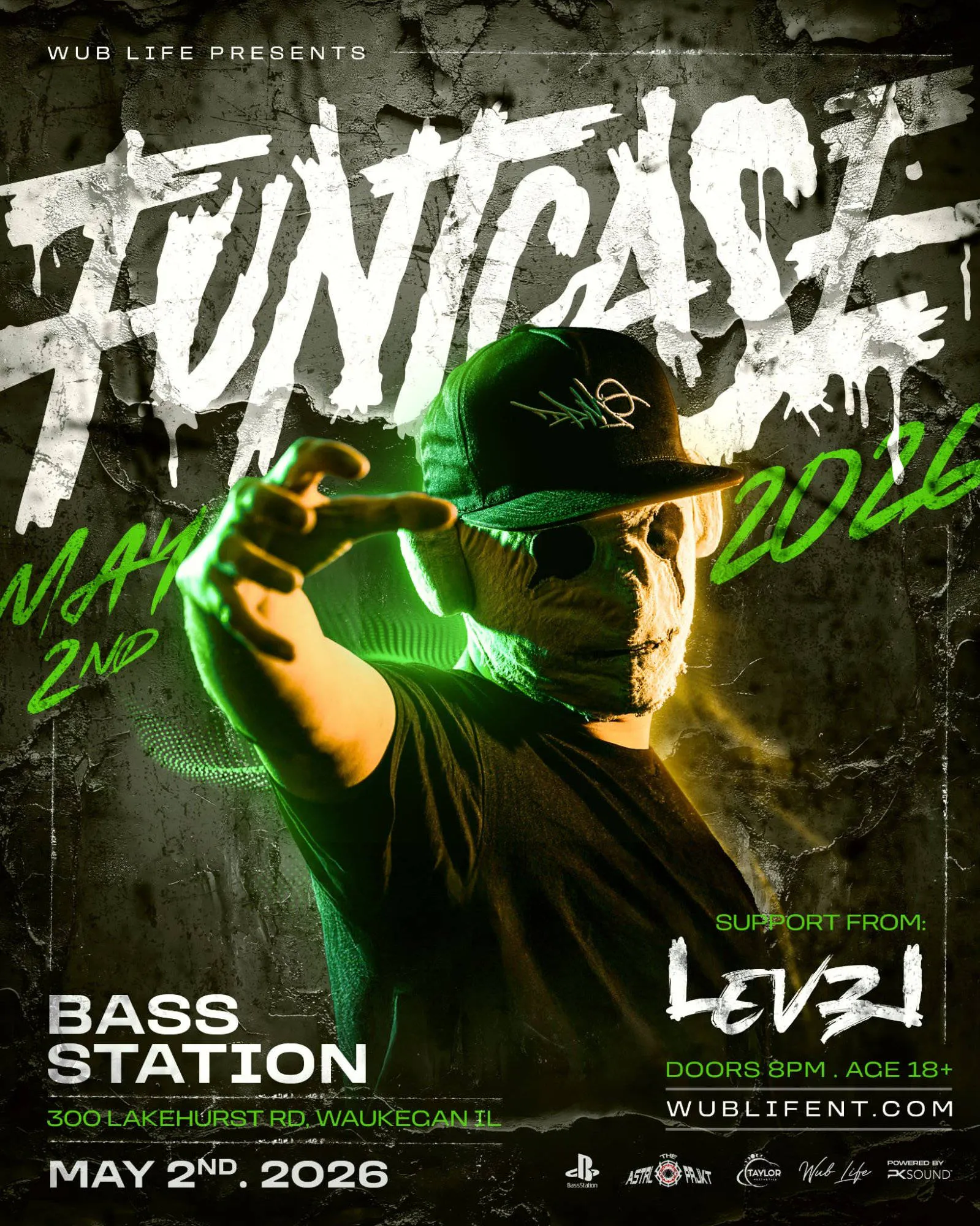 FUNTCASE AT BASS STATION event banner