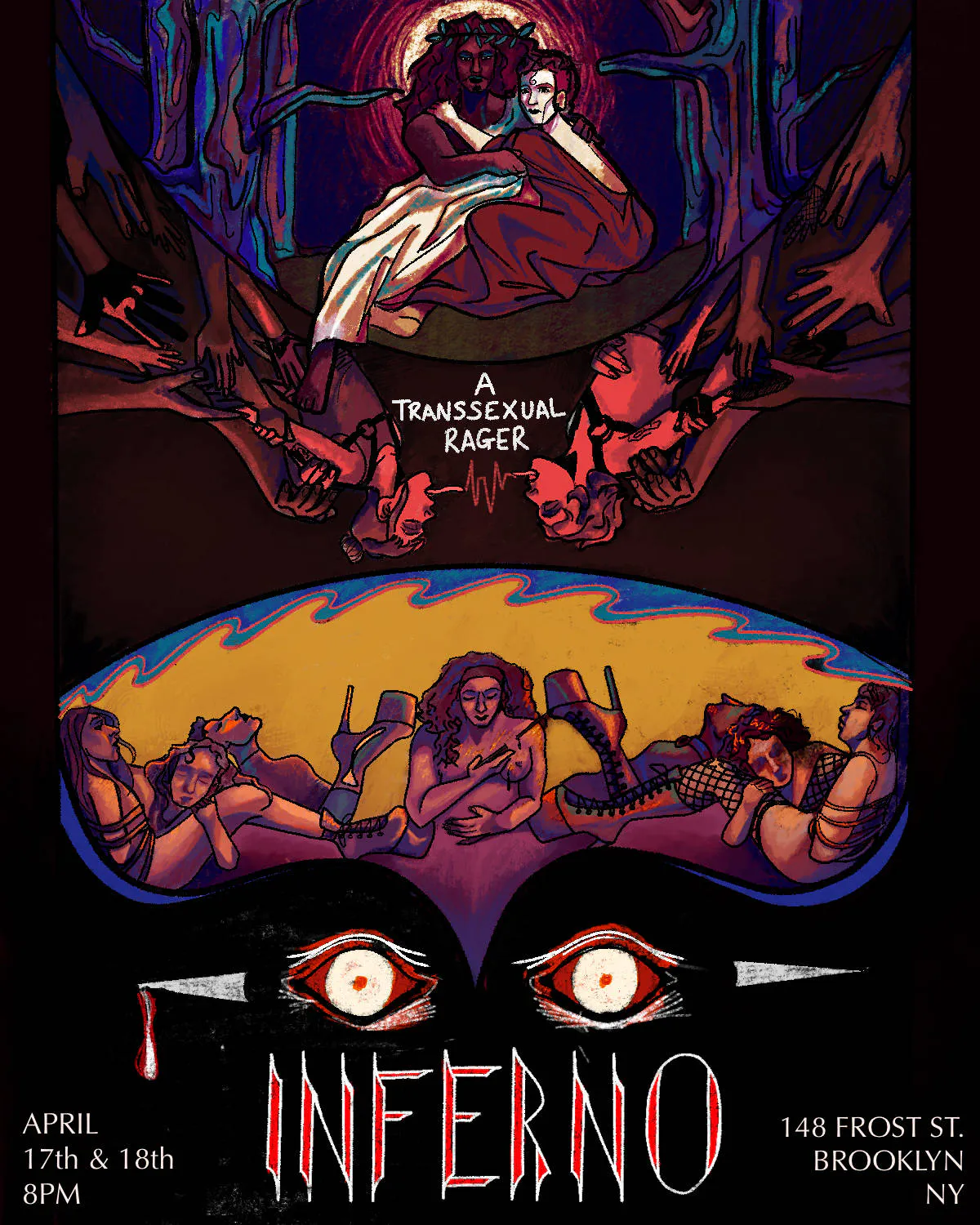 INFERNO: A TRANSSEXUAL RAGER event banner