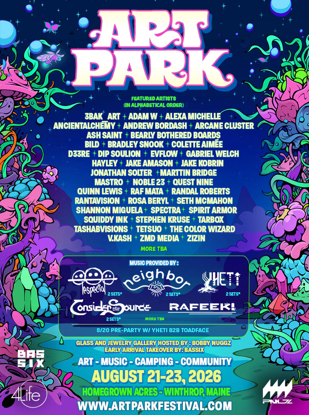 Art Park Festival 2026 event banner