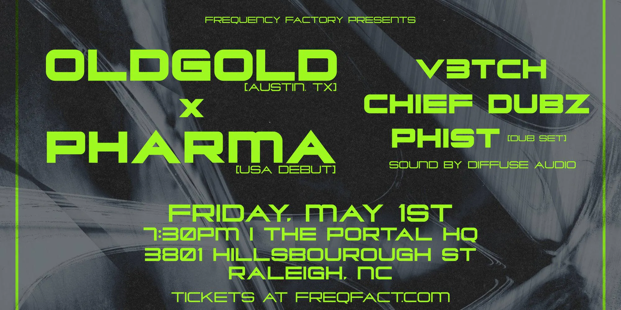 OldGold & Pharma ft. Vetch, Chief Dubz, & Phist event banner