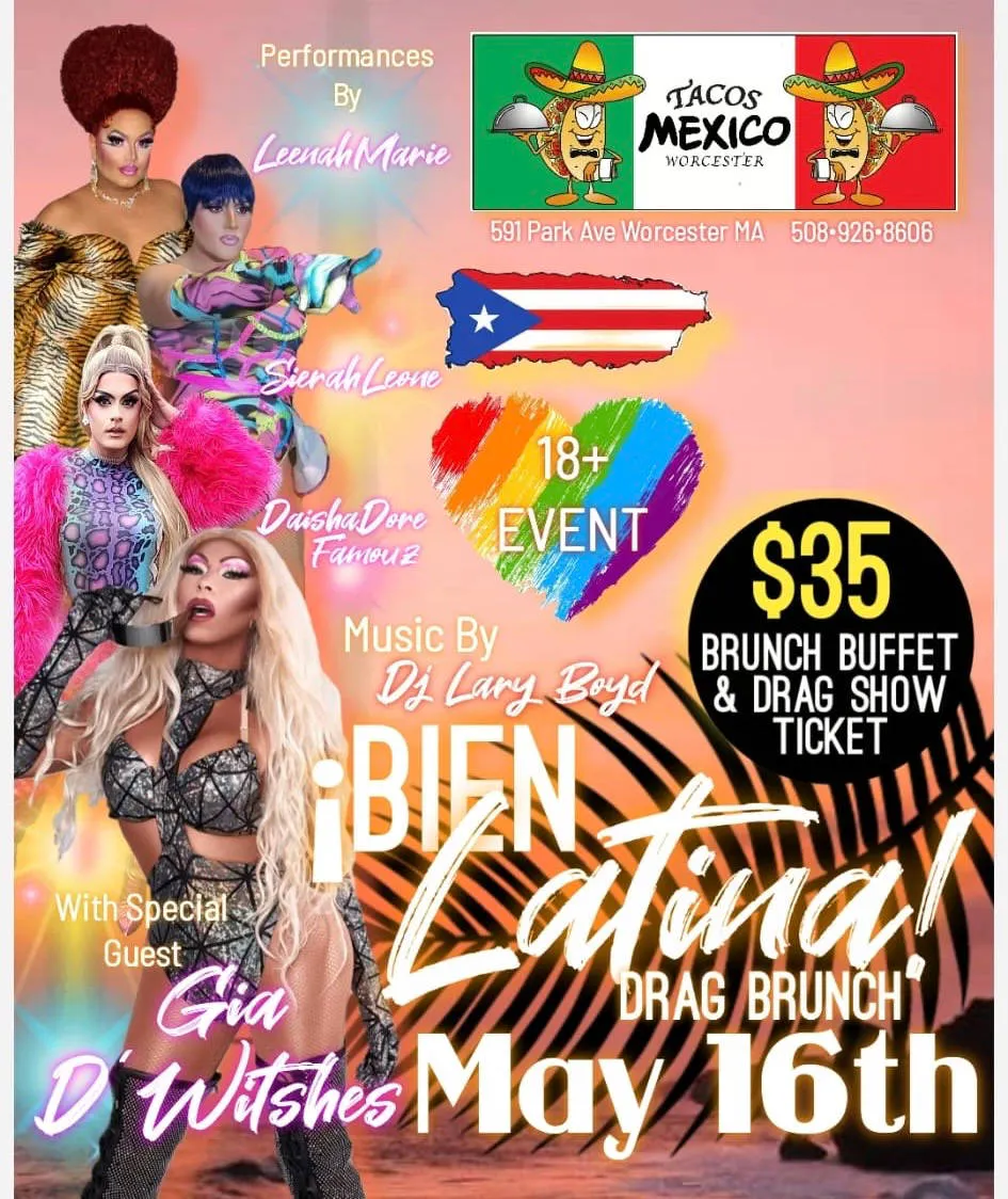 Bien Latina Drag Brunch event banner