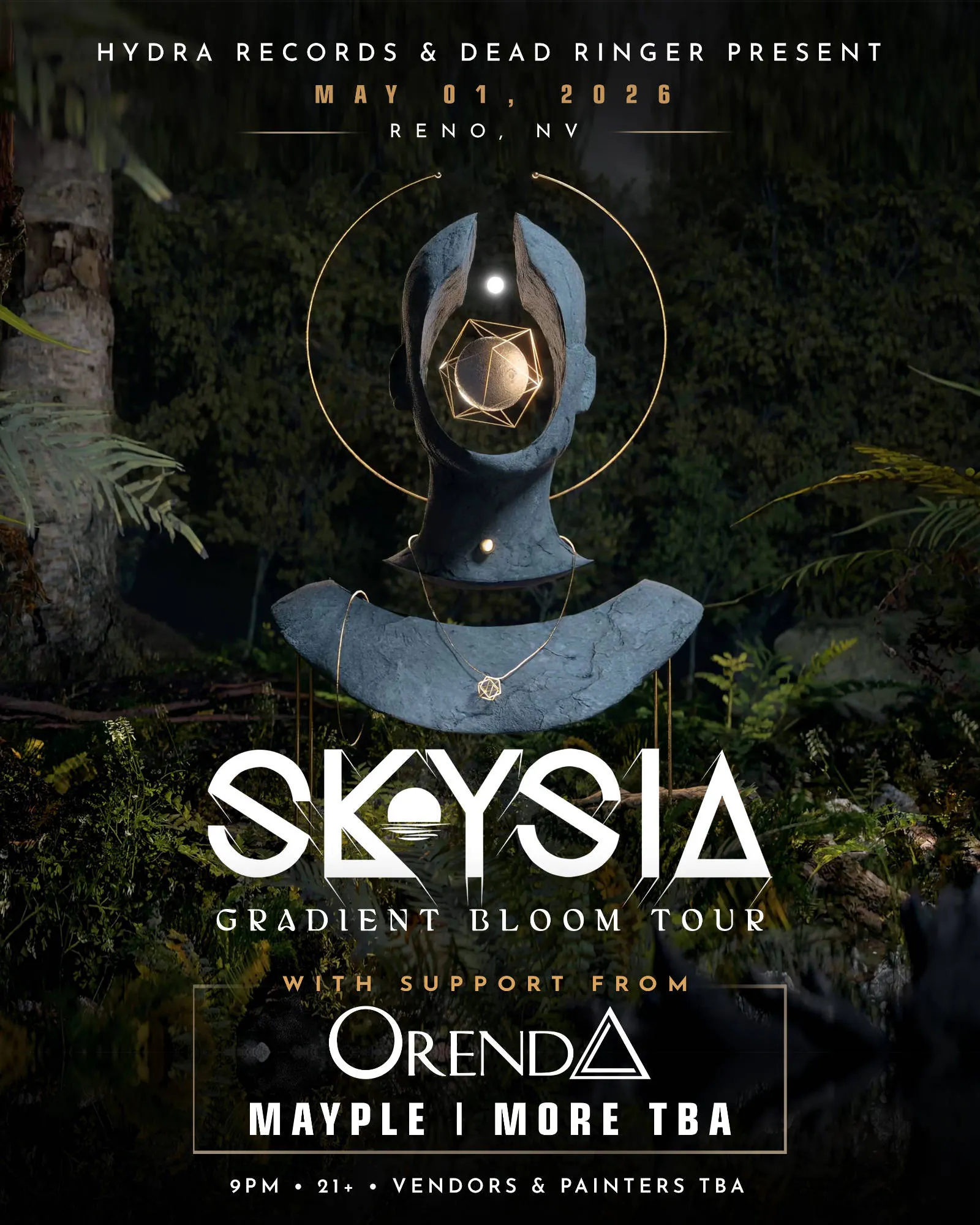Skysia Gradient Bloom Tour event banner