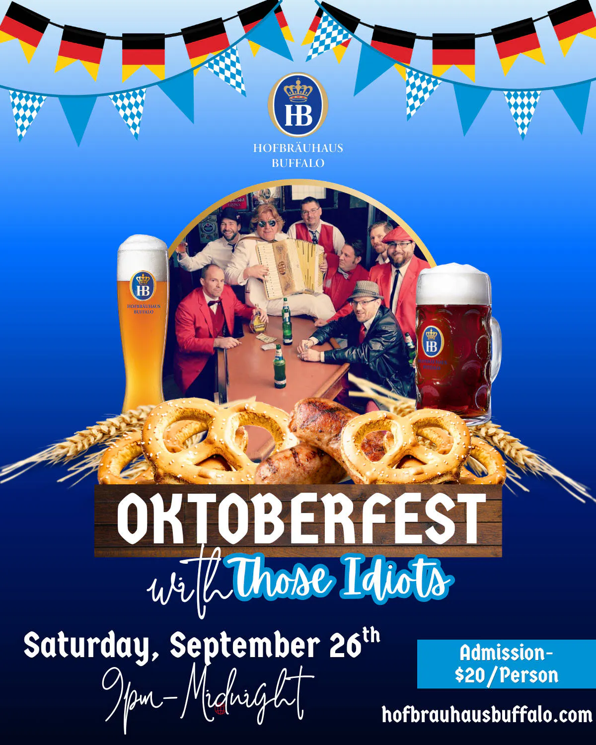 Oktoberfest with Those Idiots event banner