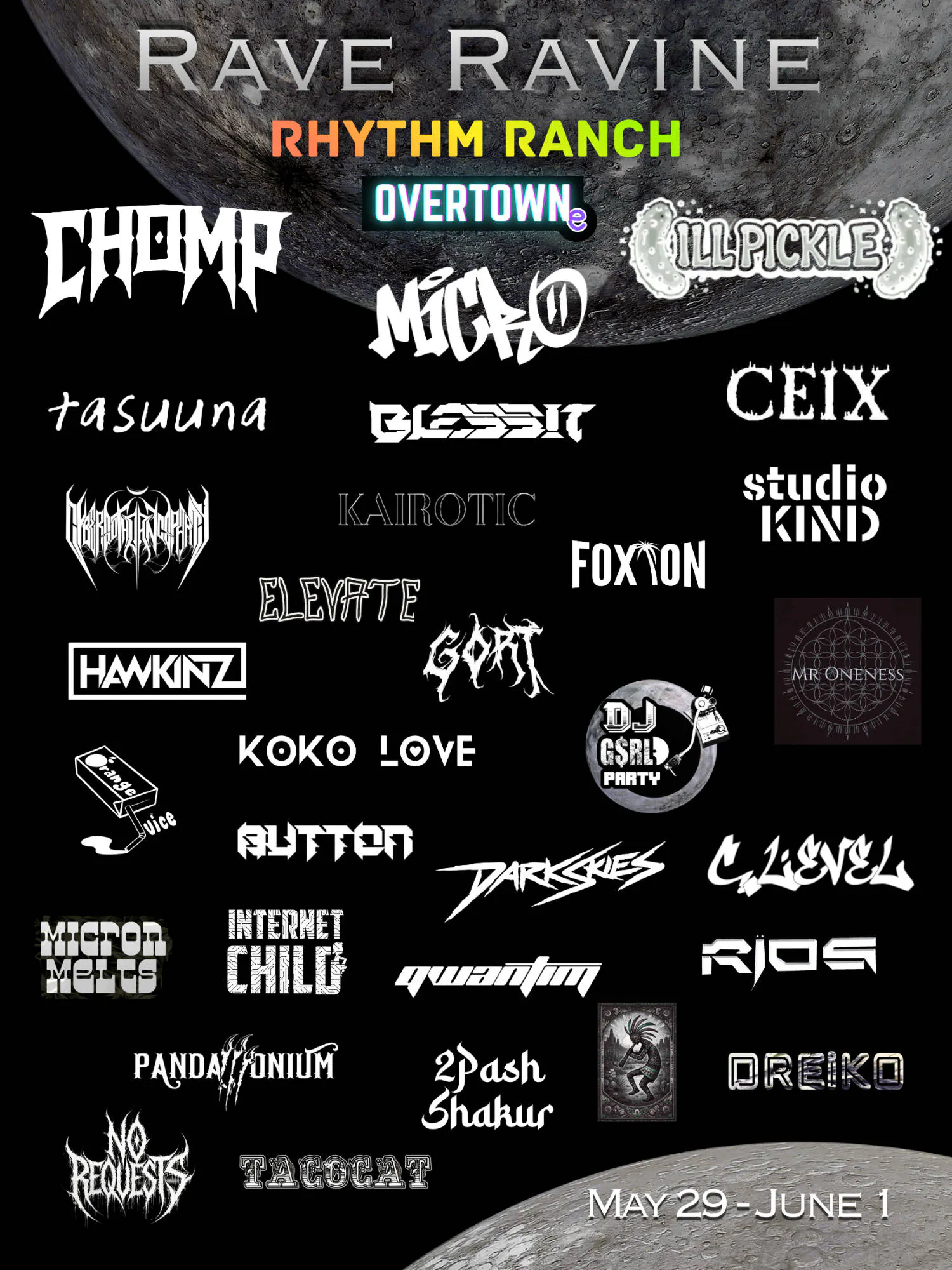 Rave Ravine by OVERTOWNe event banner