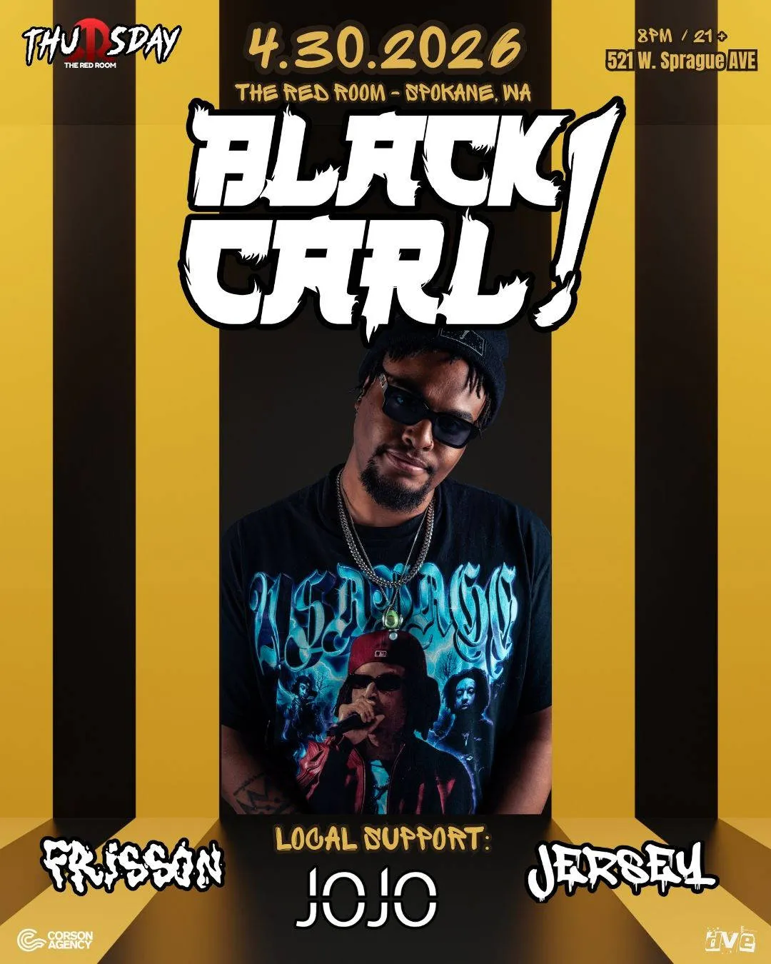 ThuRRsday: Black Carl! - 4.30.26 event banner