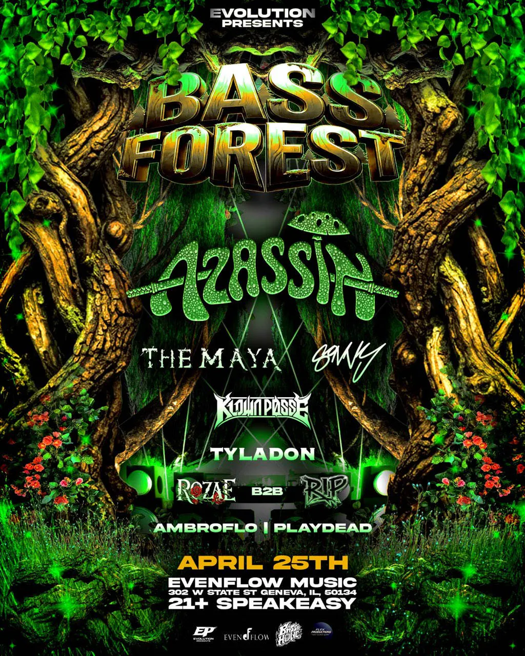 BASS FOREST event banner
