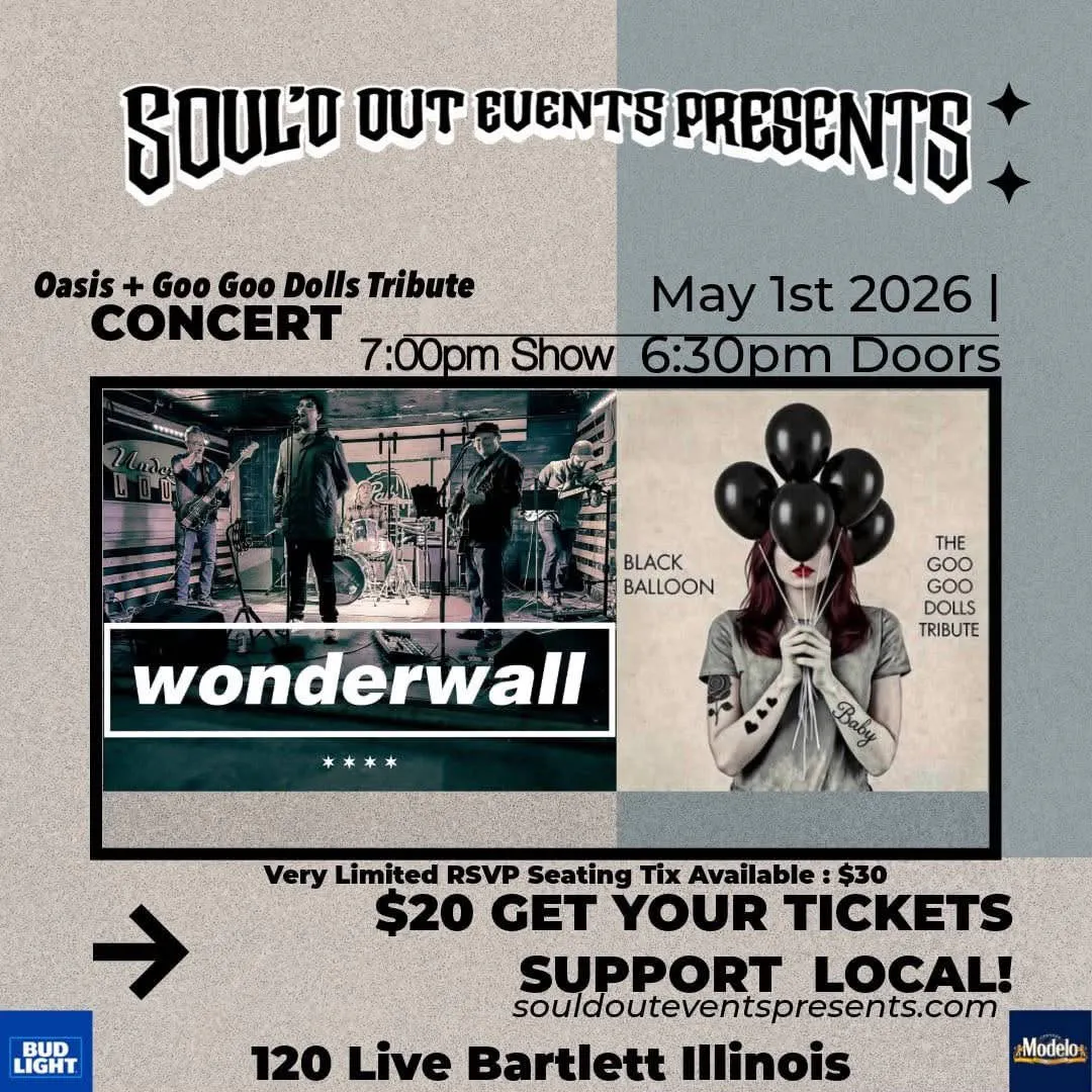Goo Goo Dolls + Oasis Tribute Night event banner