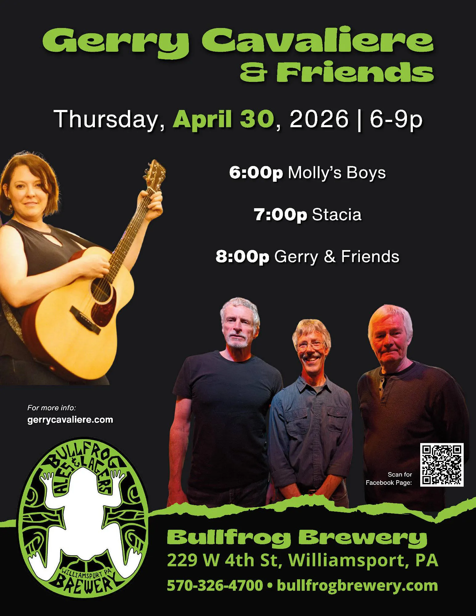 Gerry & Friends event banner