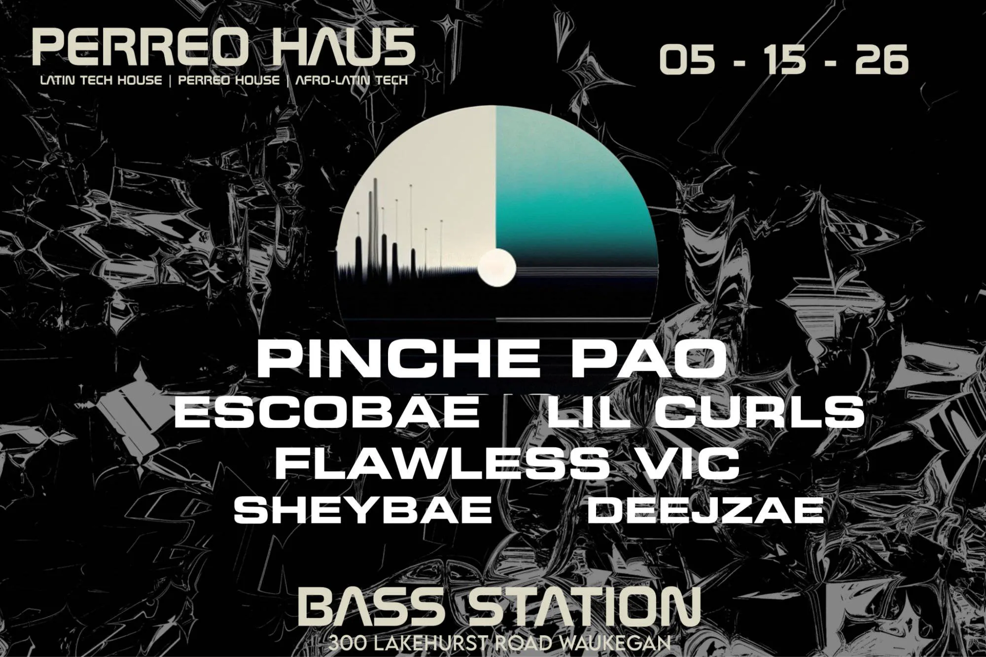 PERREO HAU5 - LATIN TECH HOUSE event banner
