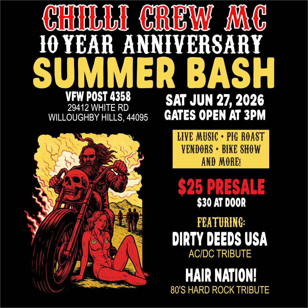 Chilli Crew MC Summer Bash event banner