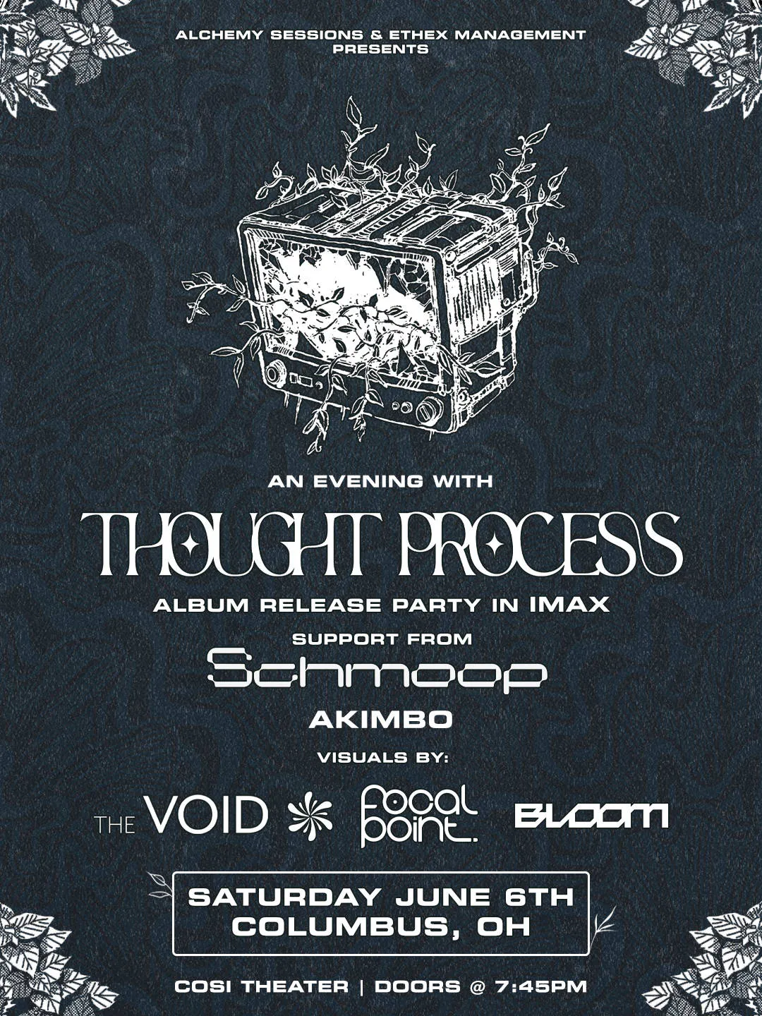An Evening With Thought Process: Album Release Party event banner
