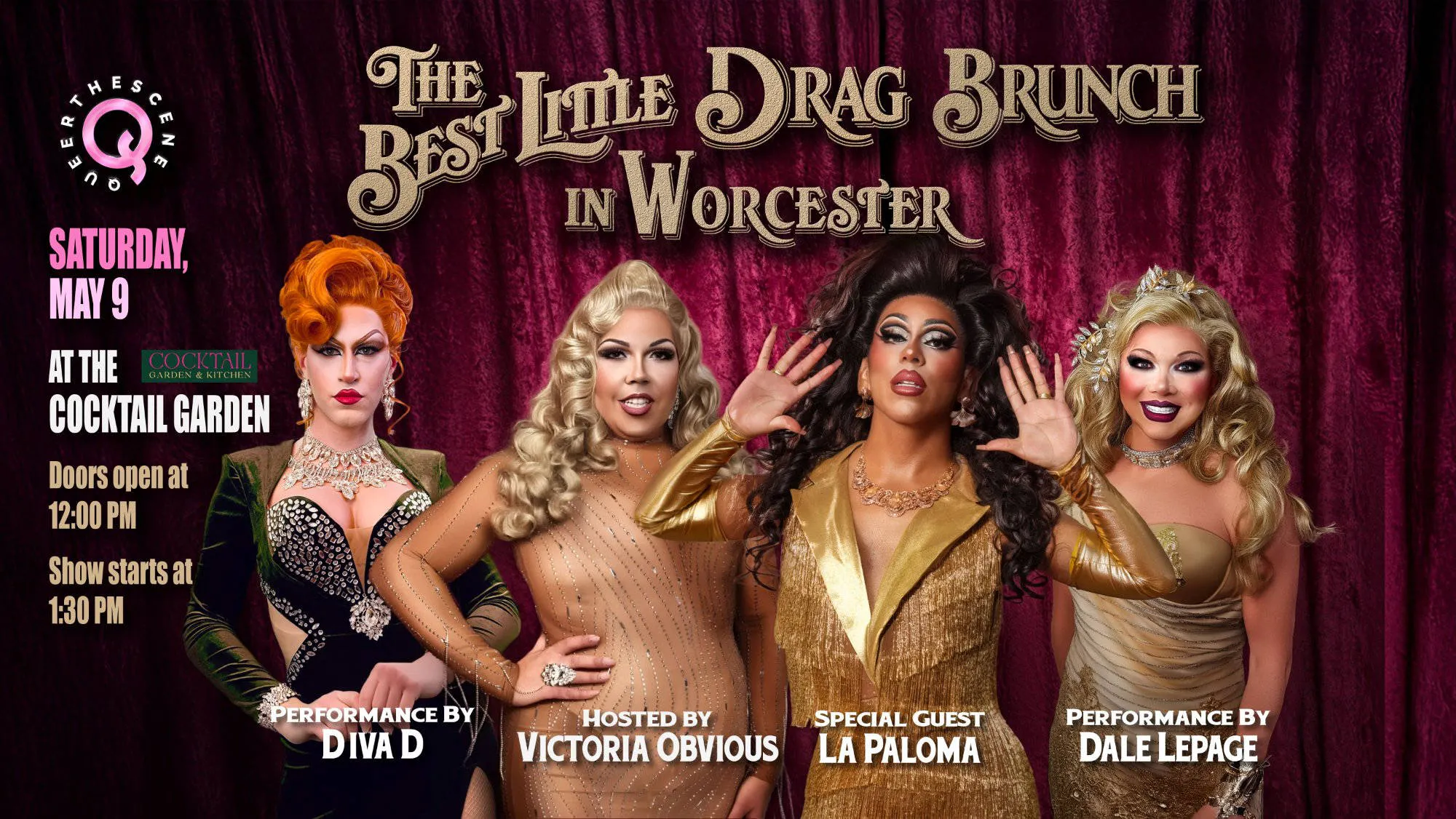 The Best Little Drag Brunch in Worcester event banner