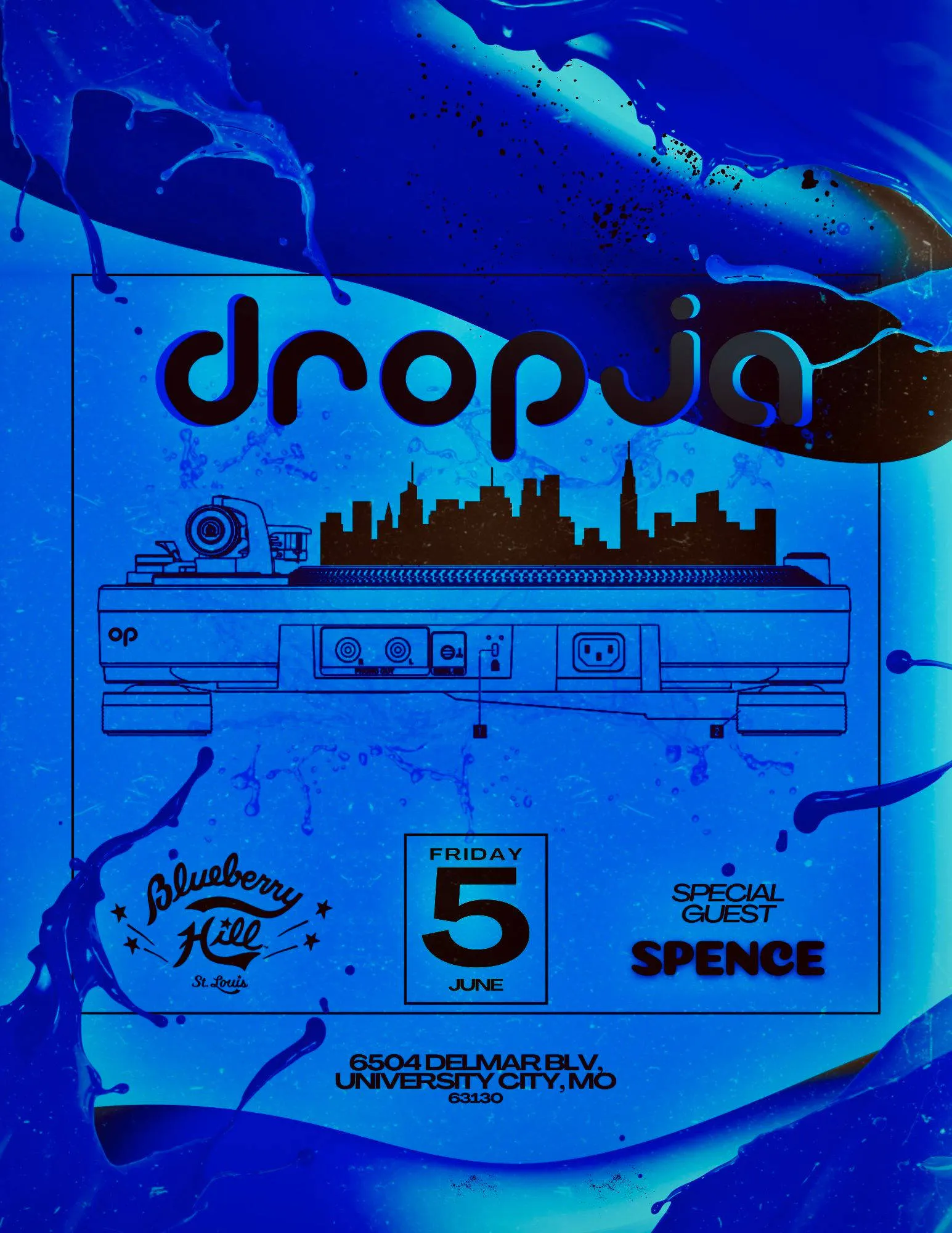 DropJa @ Blueberry Hill " Duck Room " event banner
