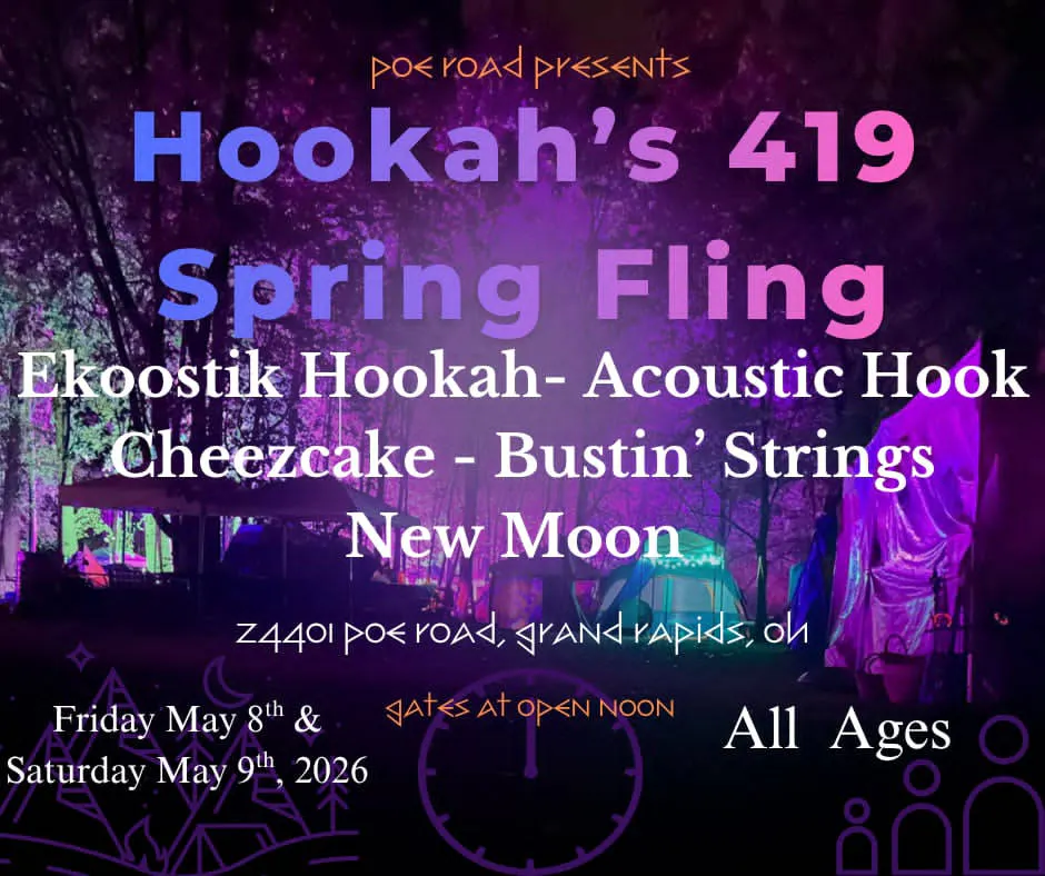 Hookah's 419 Spring Fling event banner