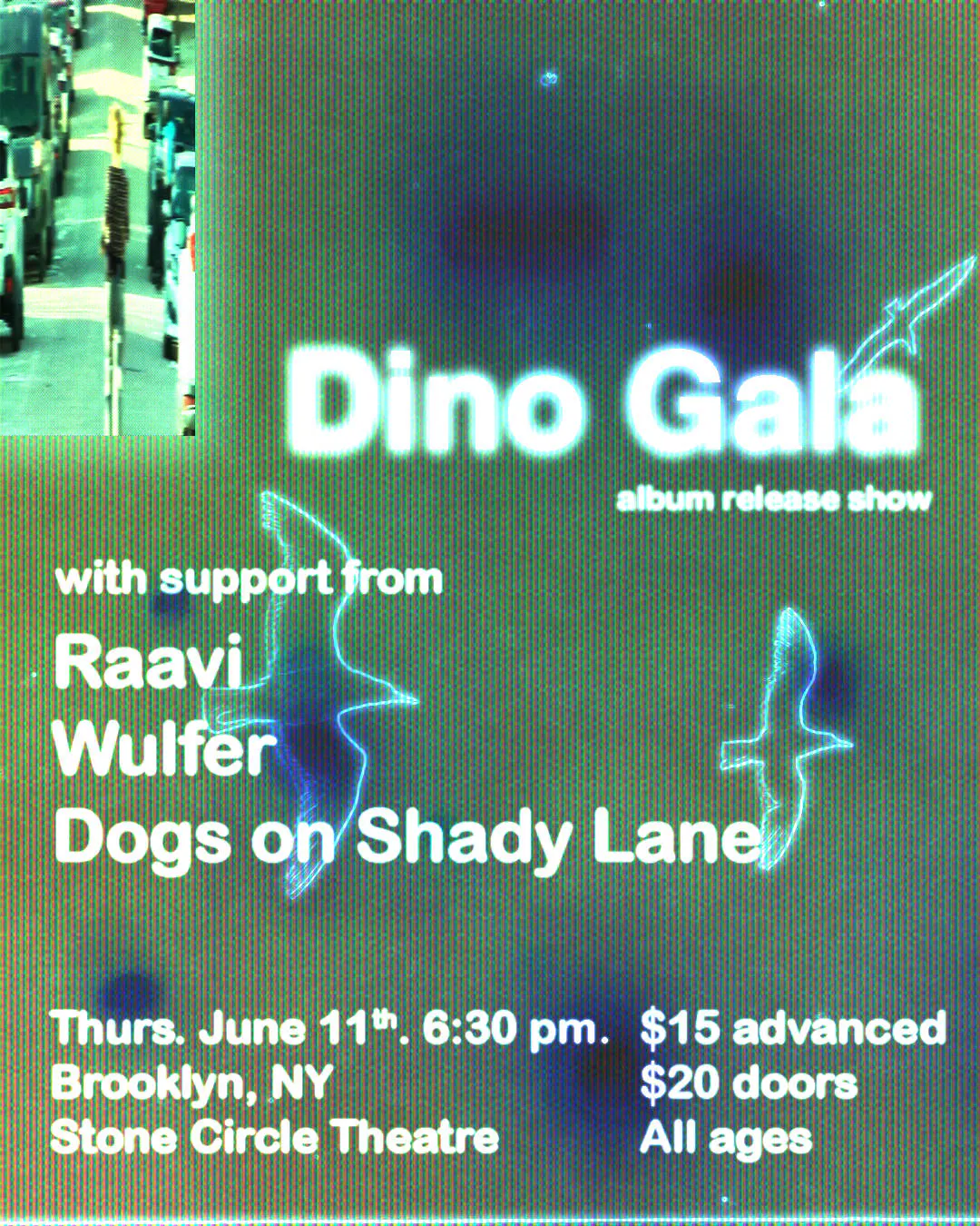 Dino Gala album release event banner