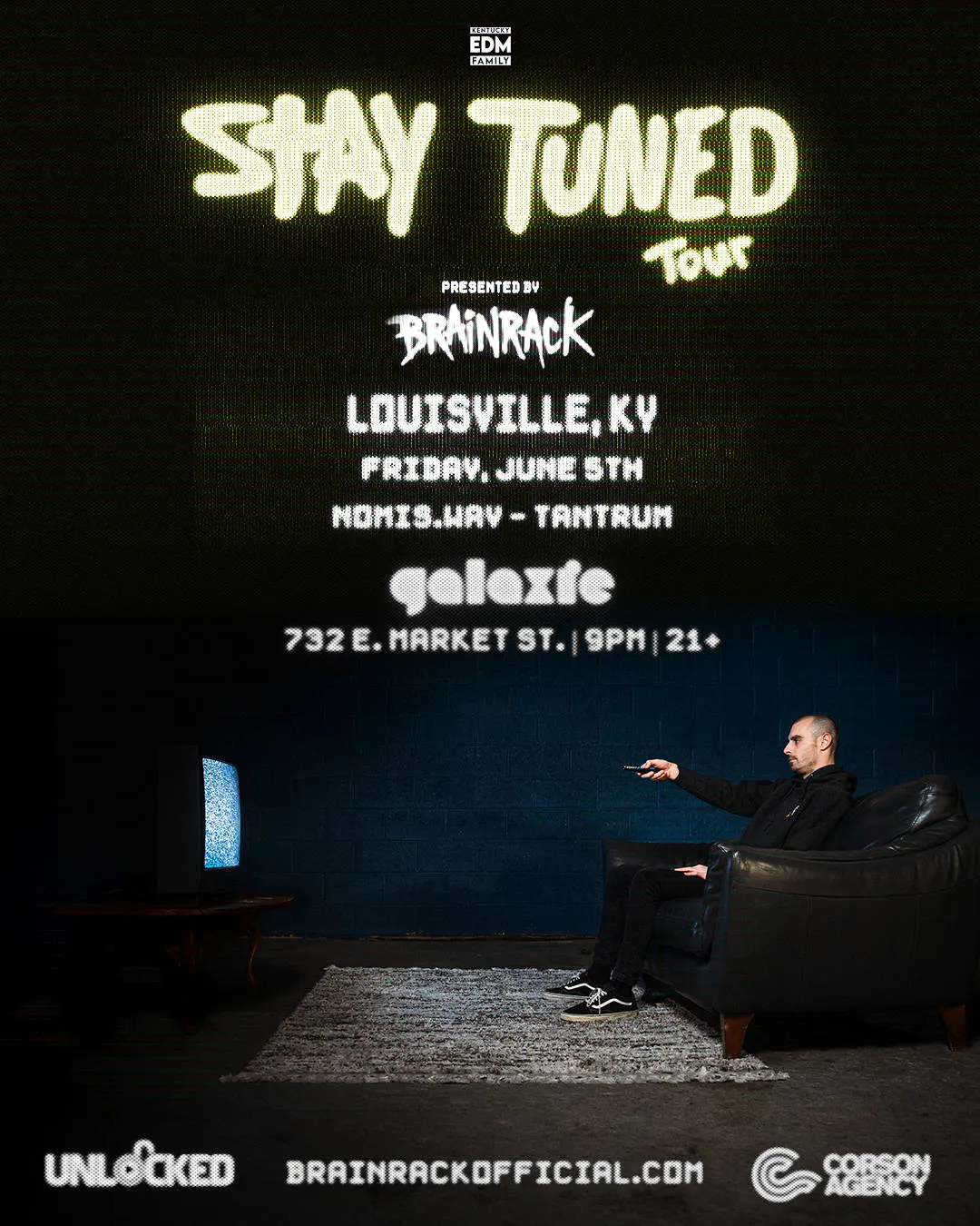 Brainrack: Stay Tuned Tour w/ Nomis.Wav & Tantrum event banner