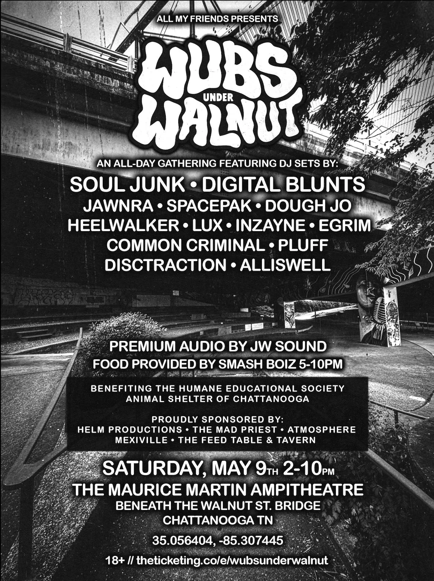 Wubs Under Walnut event banner