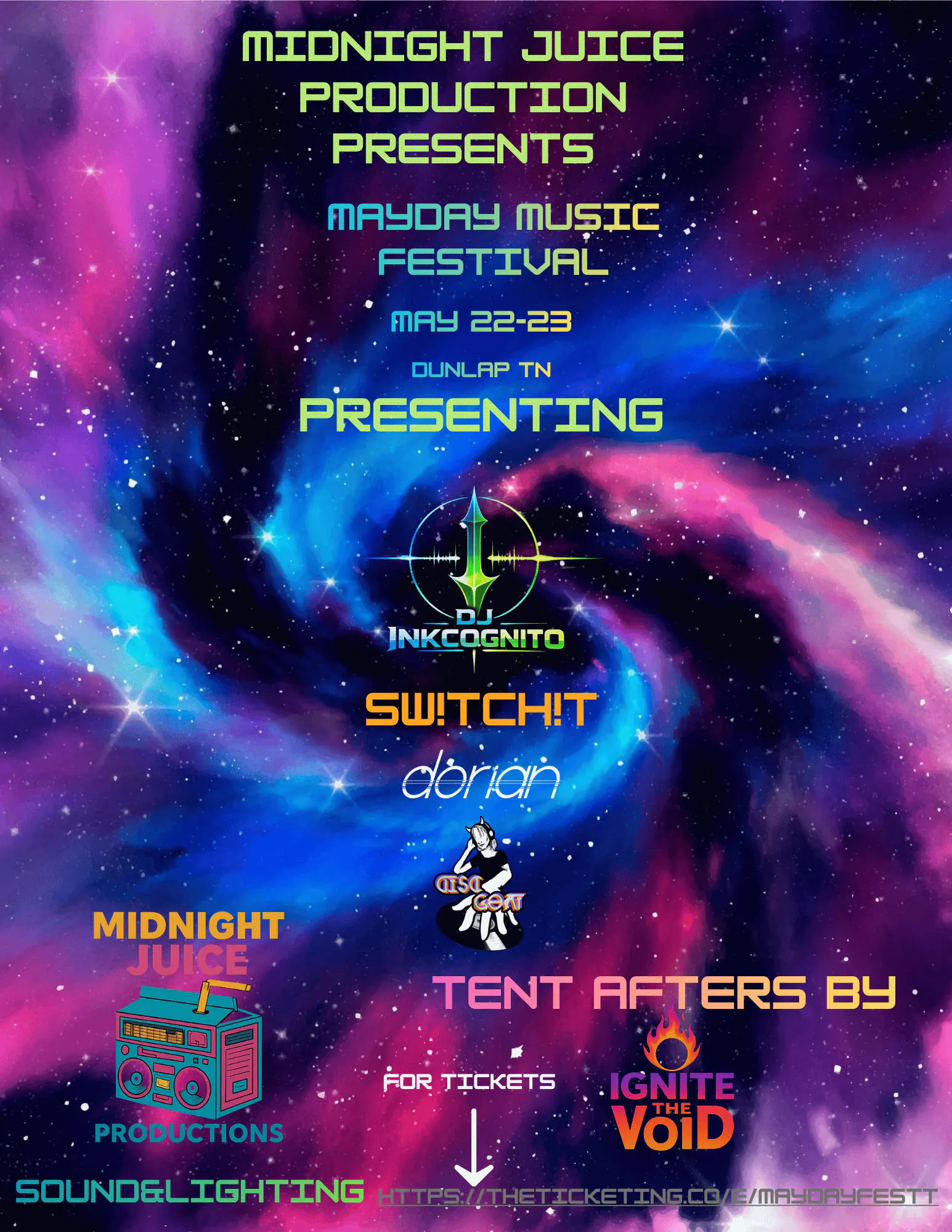MAYDAY MUSIC FESTIVAL event banner