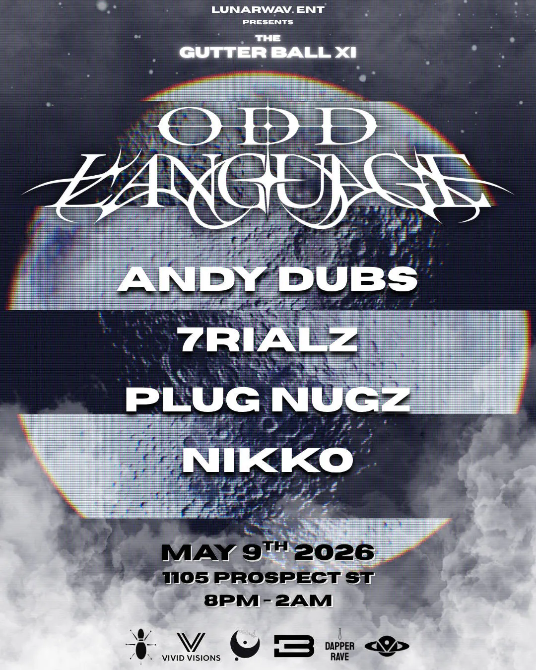 The Gutter Ball: Vol. XI Feat. Odd Language event banner
