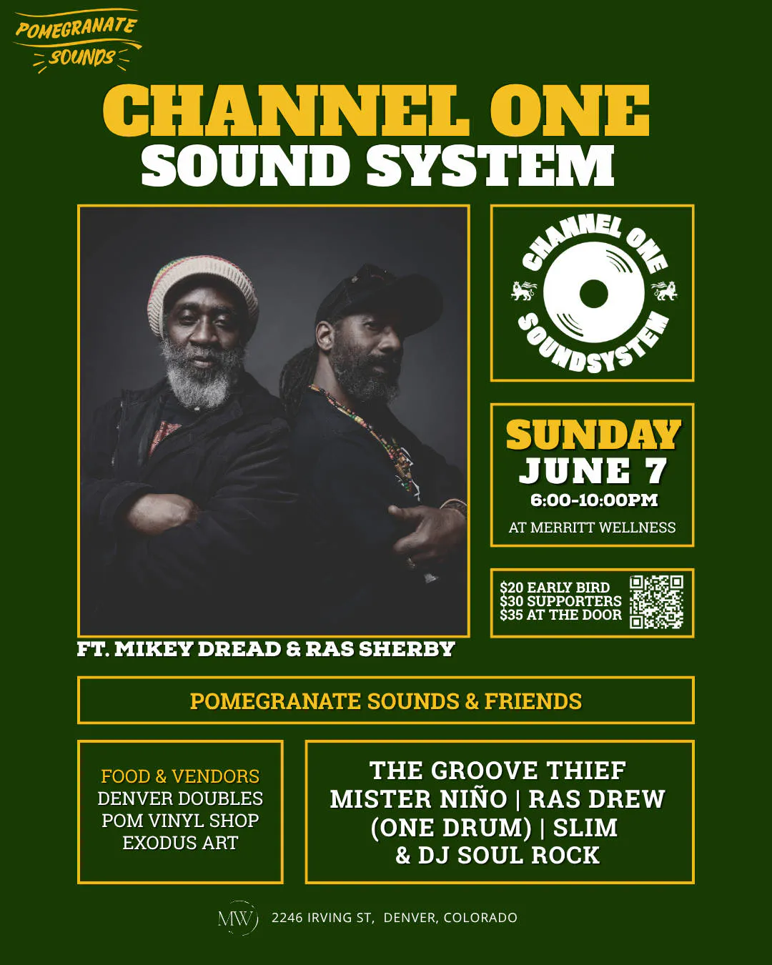 Pomegranate Sounds Presents: Channel One Sound System event banner