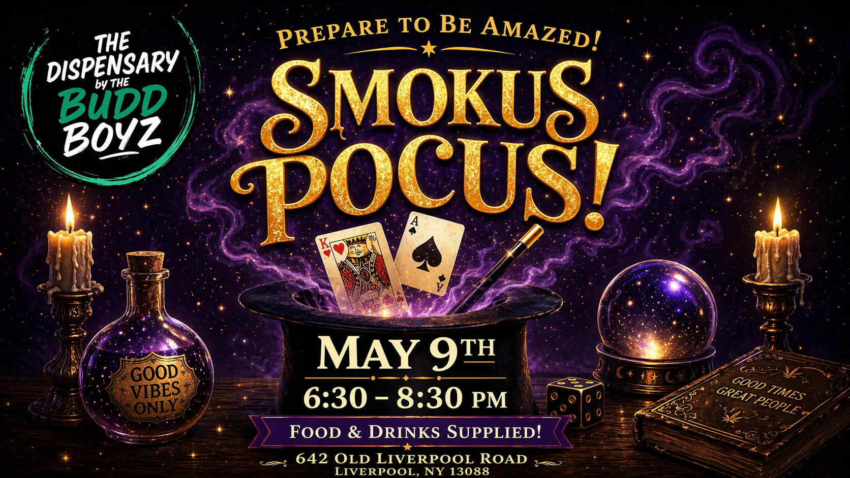 Smokus Pocus By The Buddboyz event banner