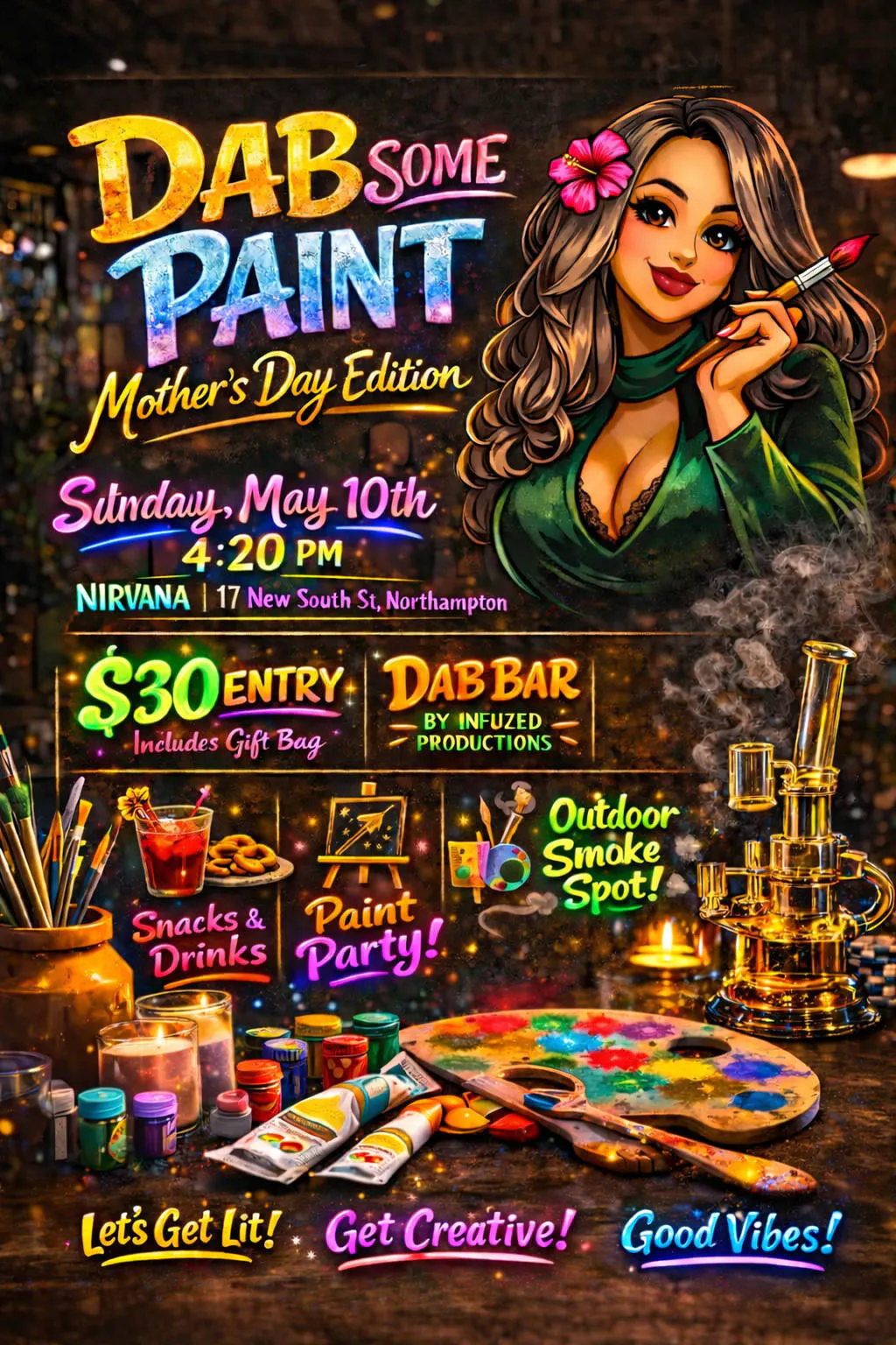 Dab Some Paint event banner
