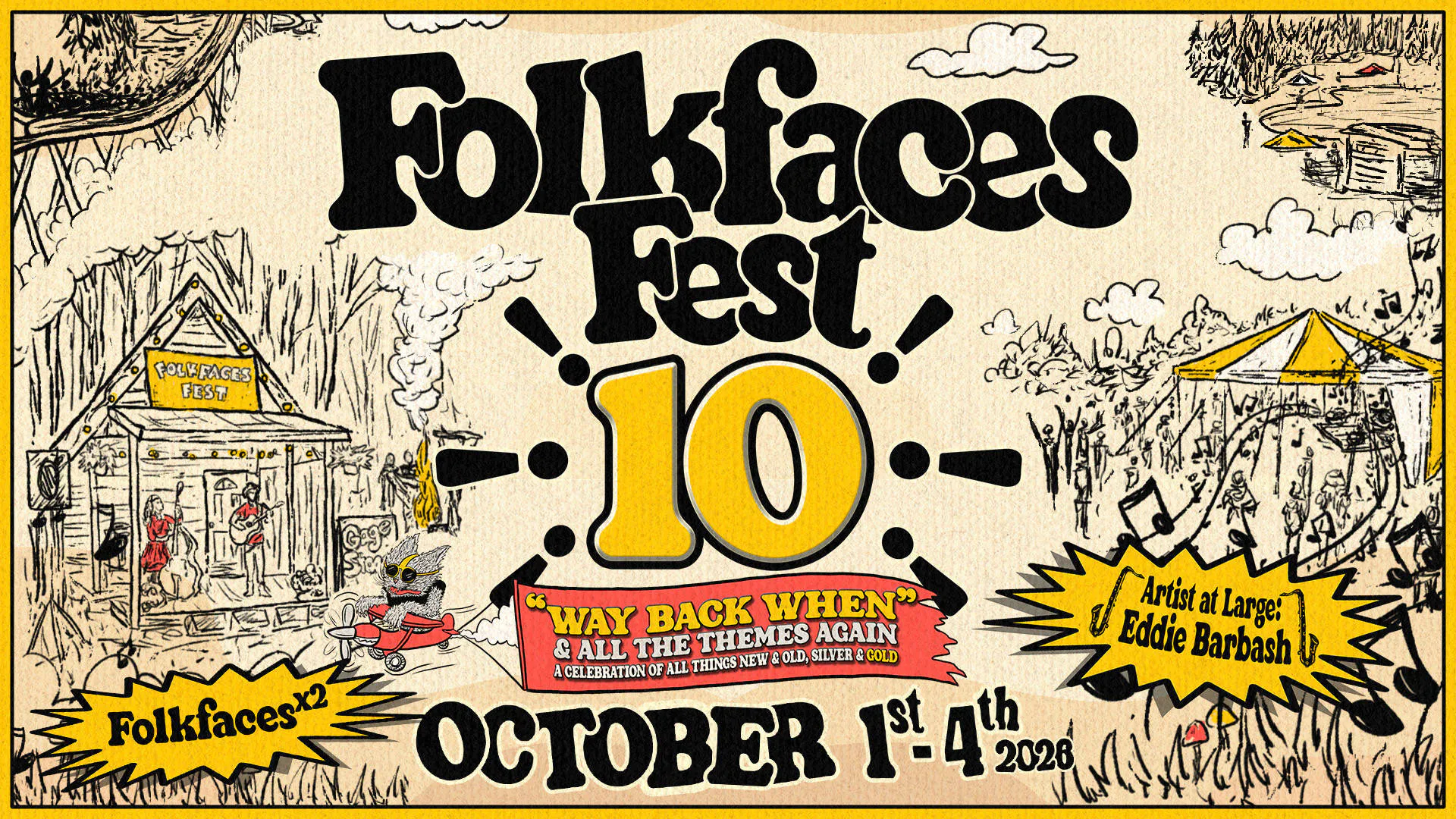 Folkfaces Fest 10 event banner