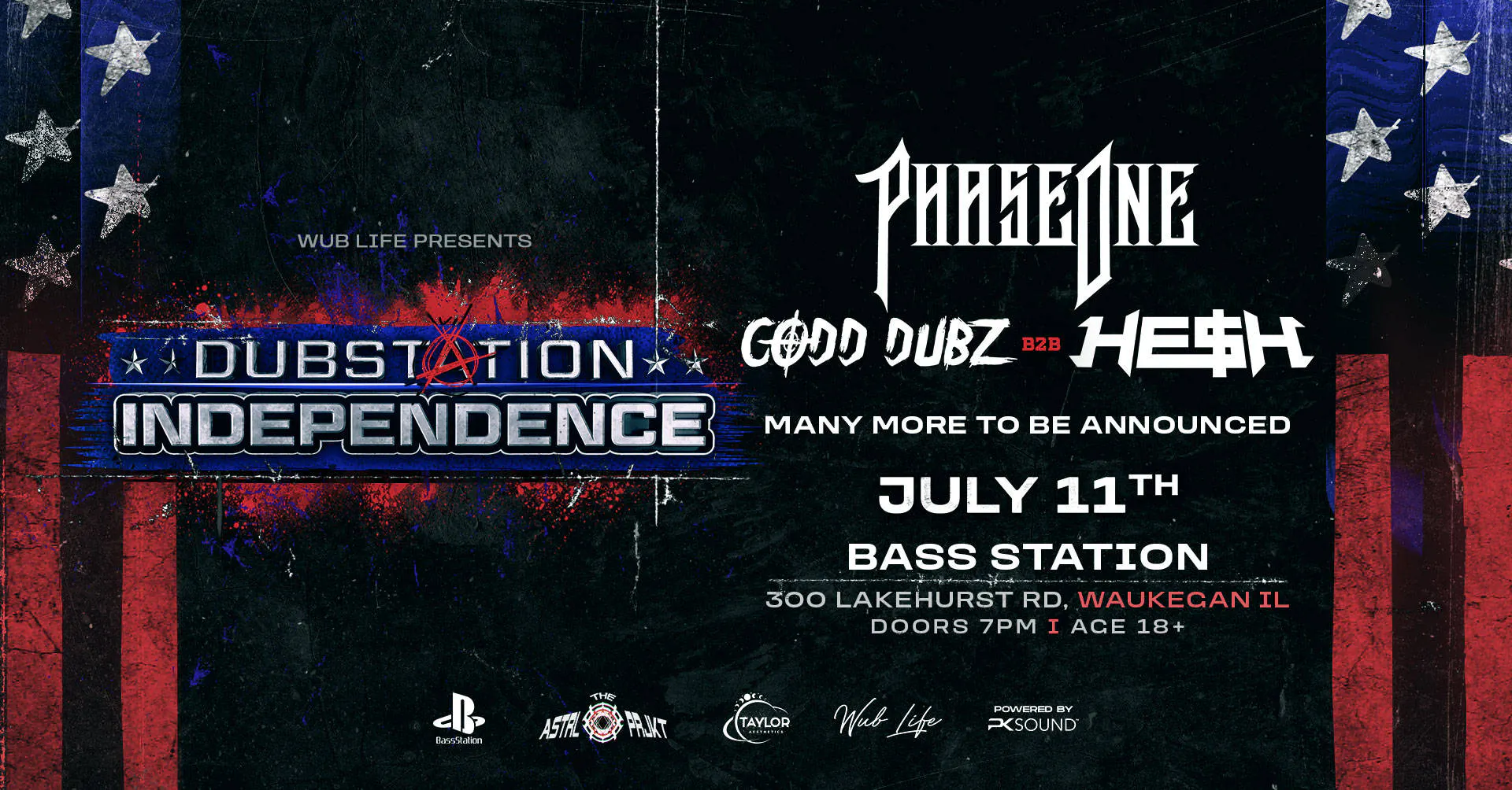 DUBSTATION INDEPENDENCE 2026 event banner