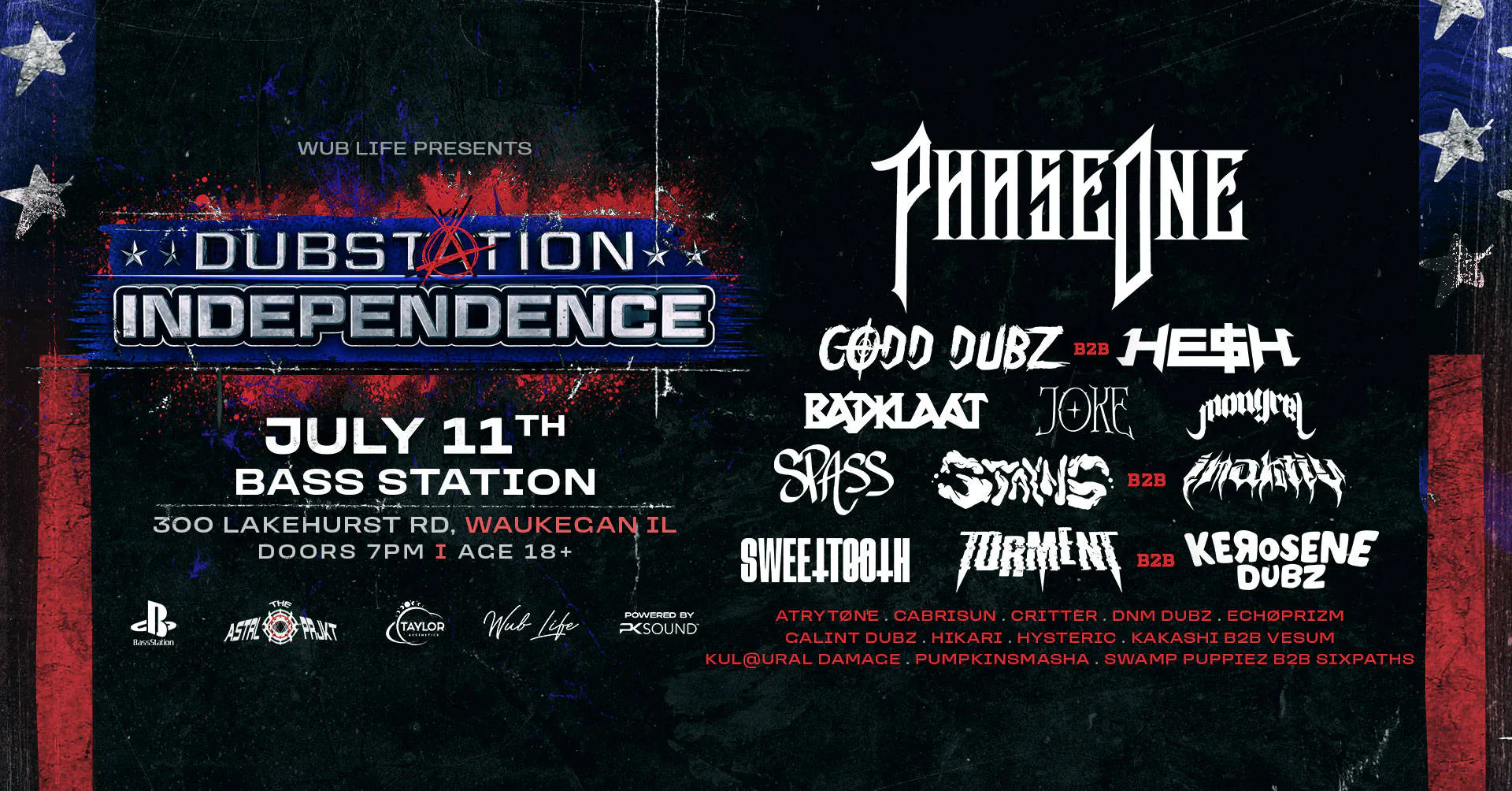 DUBSTATION INDEPENDENCE 2026 event banner
