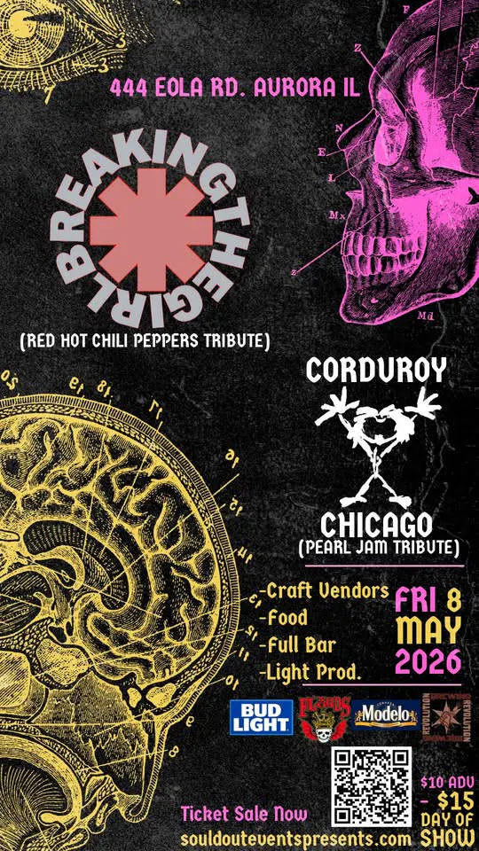 Red Hot Chili Peppers + Pearl Jam Tribute Night event banner