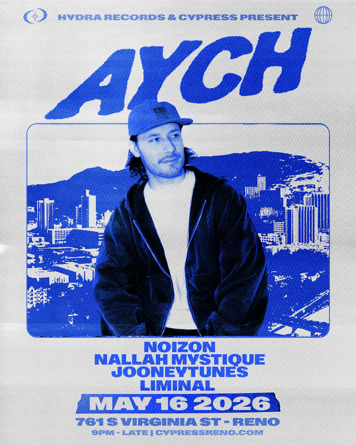 Aych at Cypress event banner