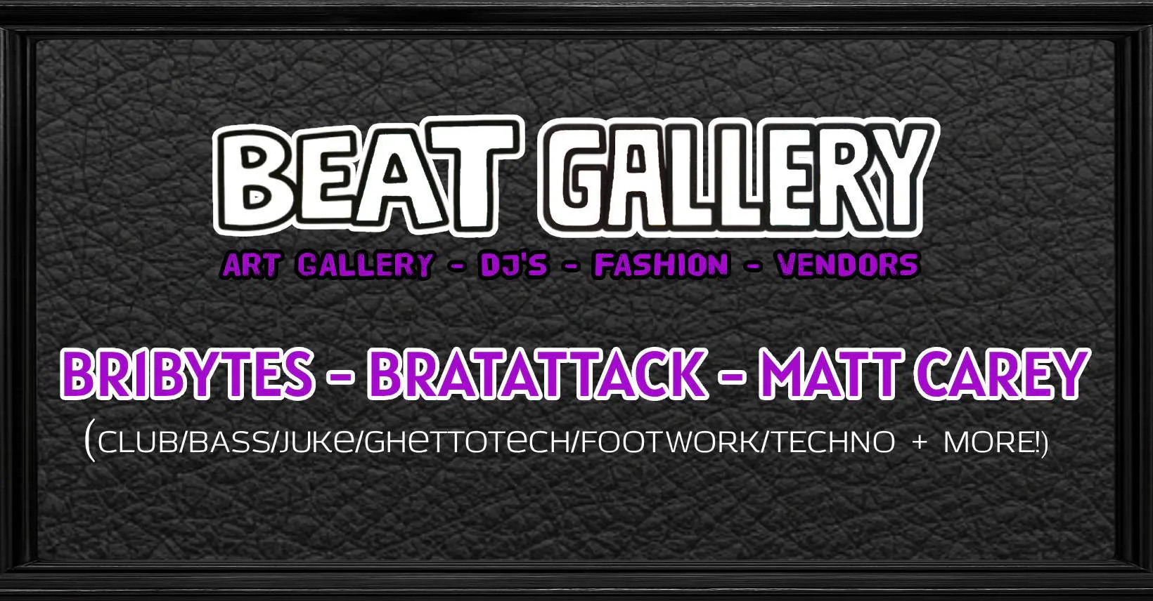 BEAT GALLERY VII (MAY 16) event banner