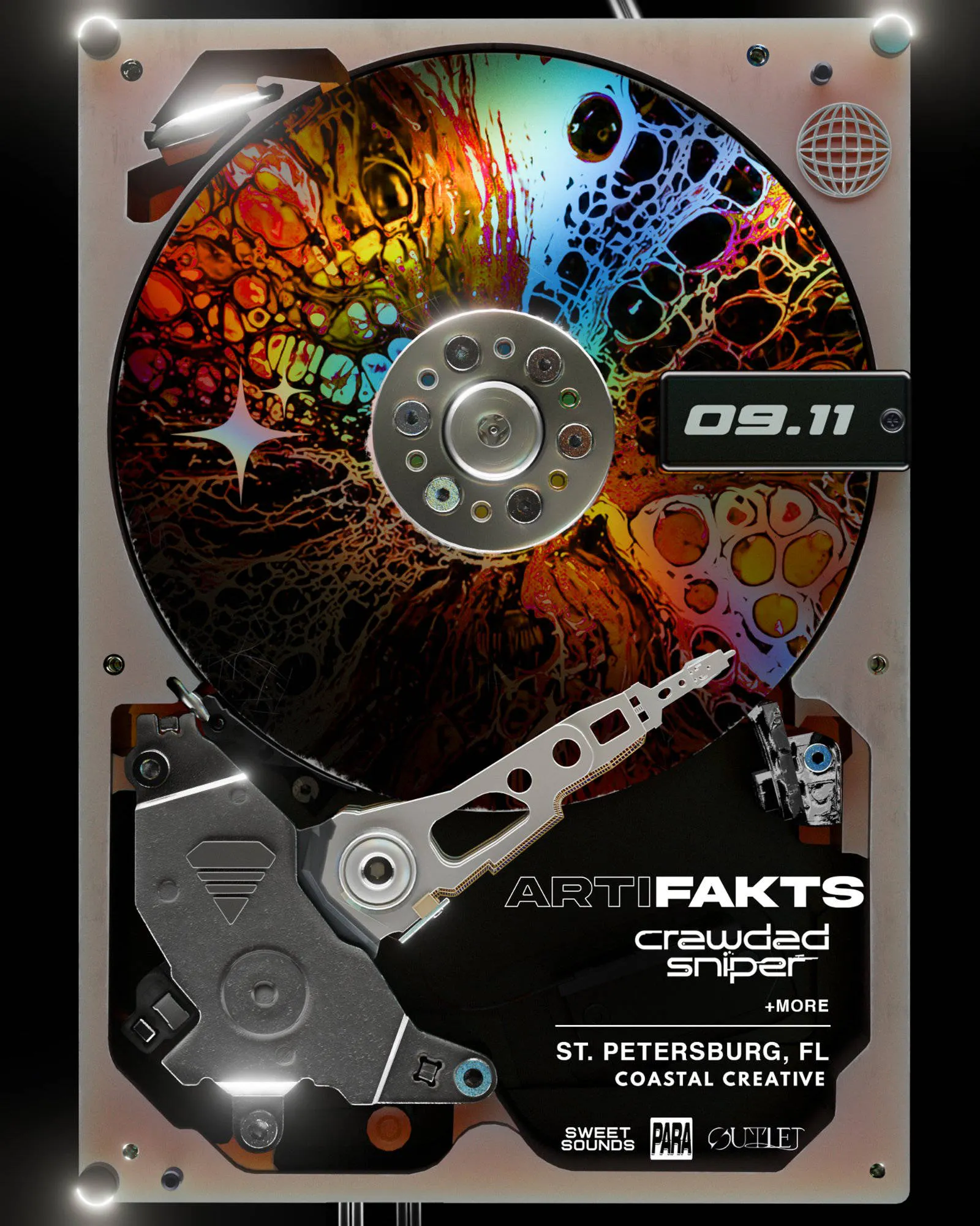 Artifakts w/ Crawdad Sniper - St.Pete, FL event banner
