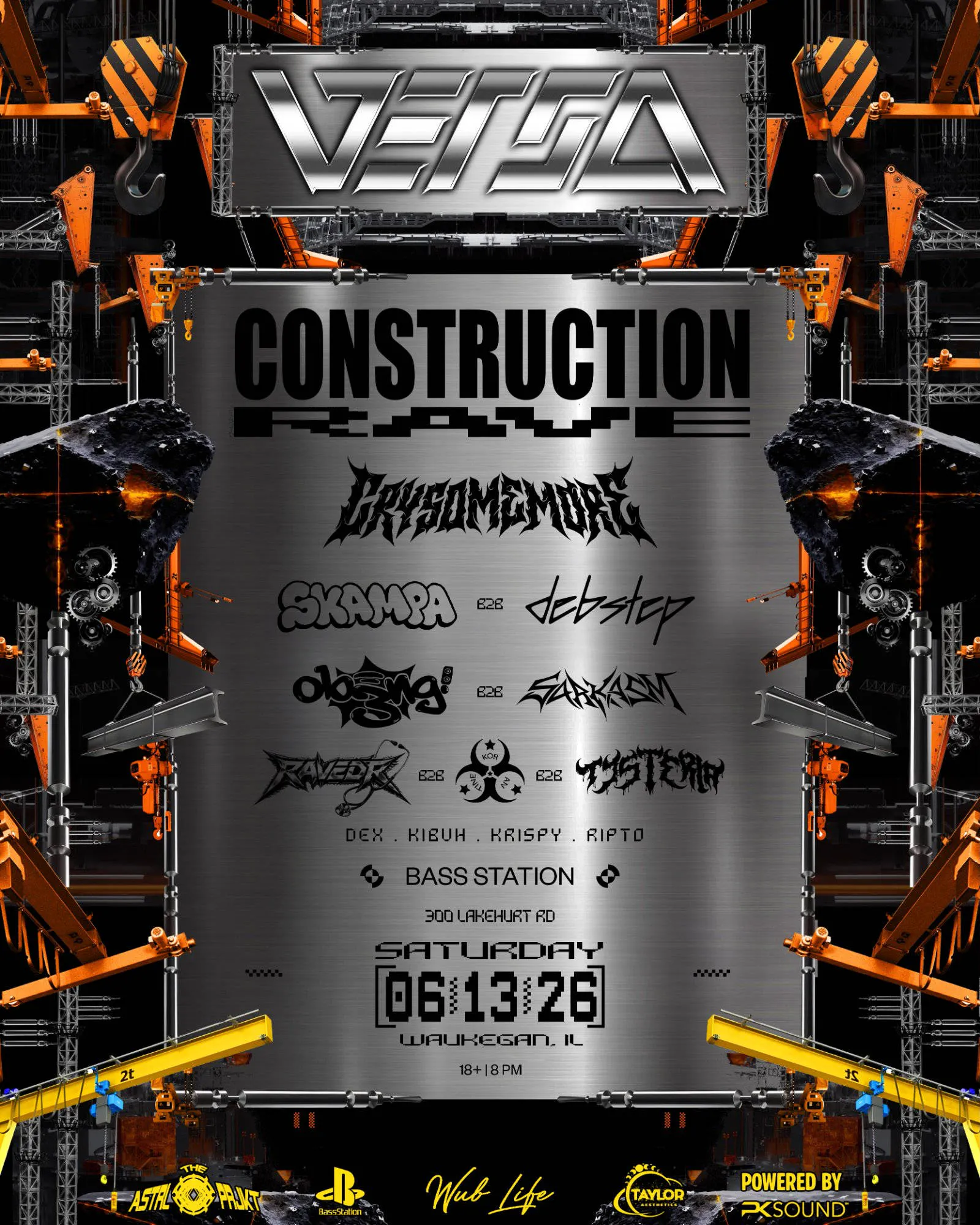 VERSA AT BASS STATION event banner