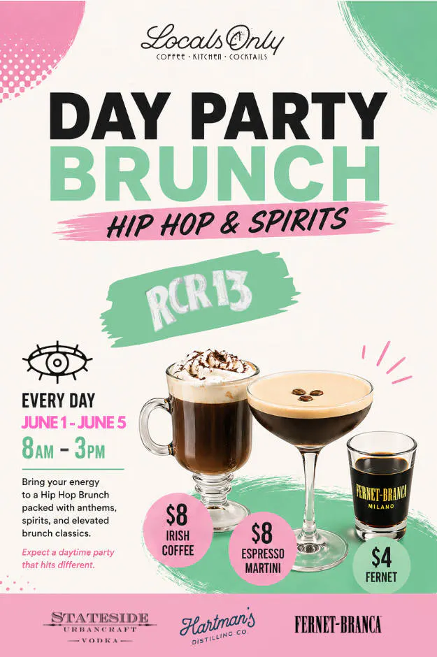 All Day Party Brunch: Hip-Hop & Spirits event banner