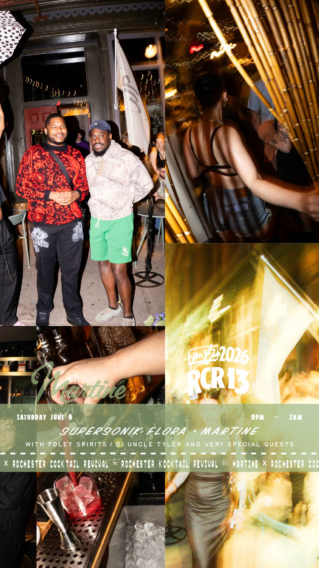 SUPERSONIK: FLORA x MARTINE event banner