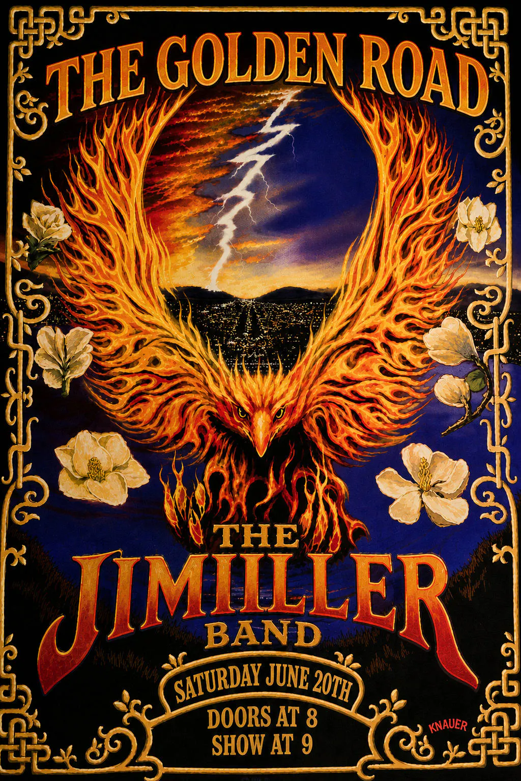 The JiMiller Band June 2026 event banner