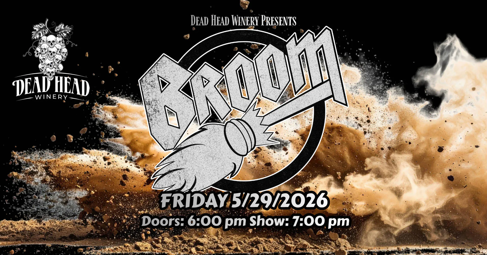 Broom event banner