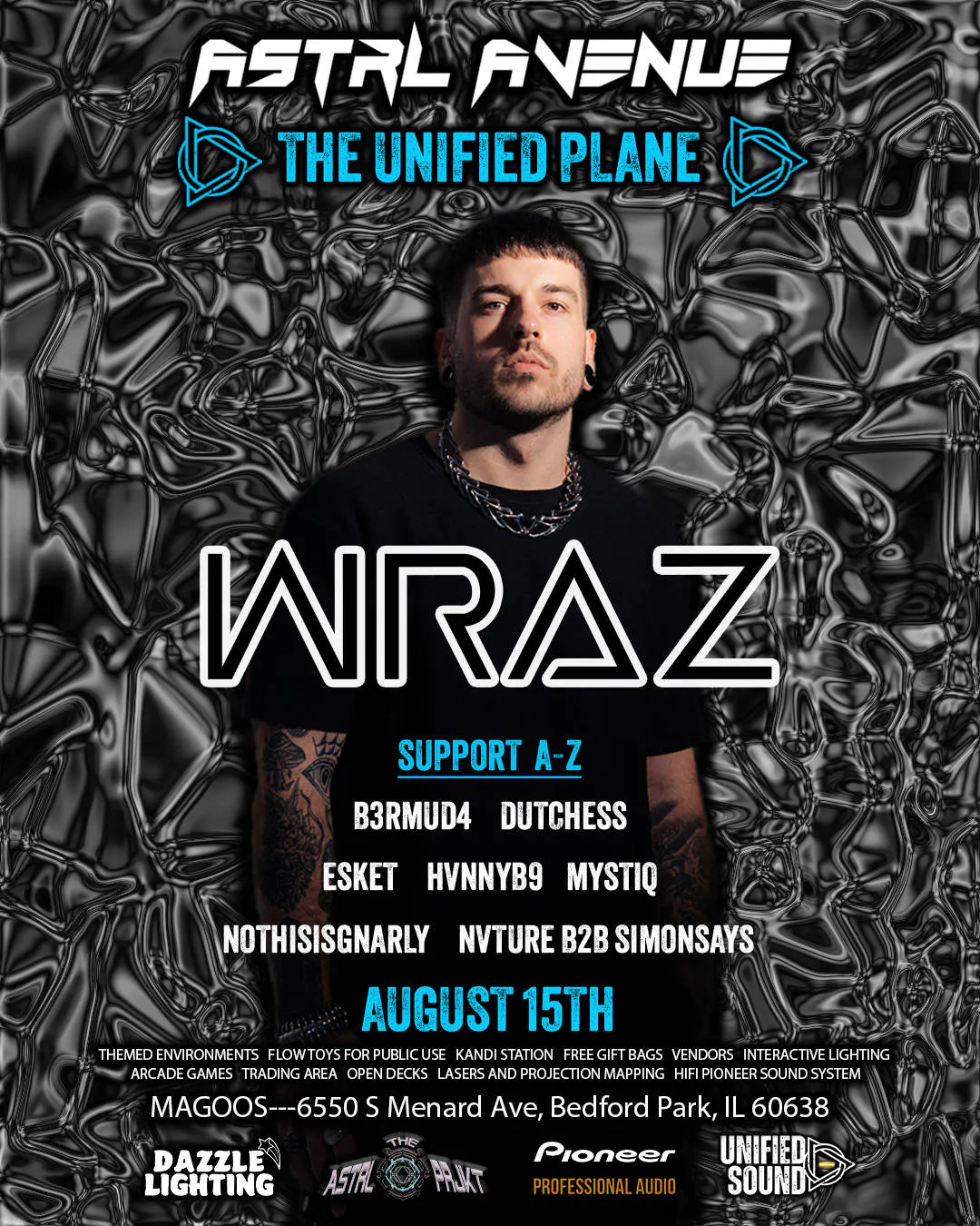 Astrl Avenue - The Unified Plane ft. Wraz. event banner