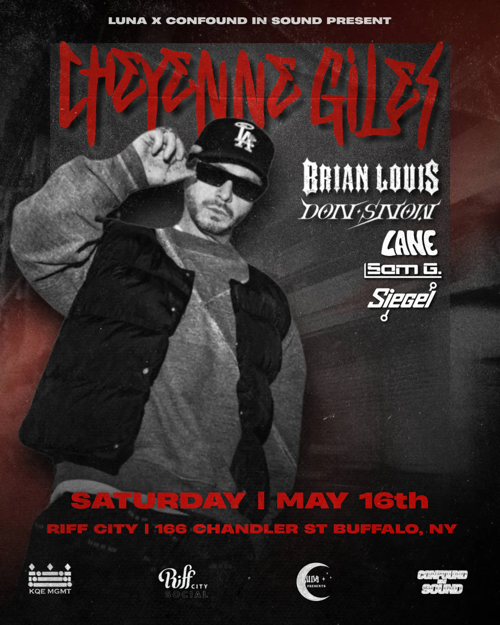 🌙 🔊  Luna X Confound In Sound Present: Cheyenne Giles event banner