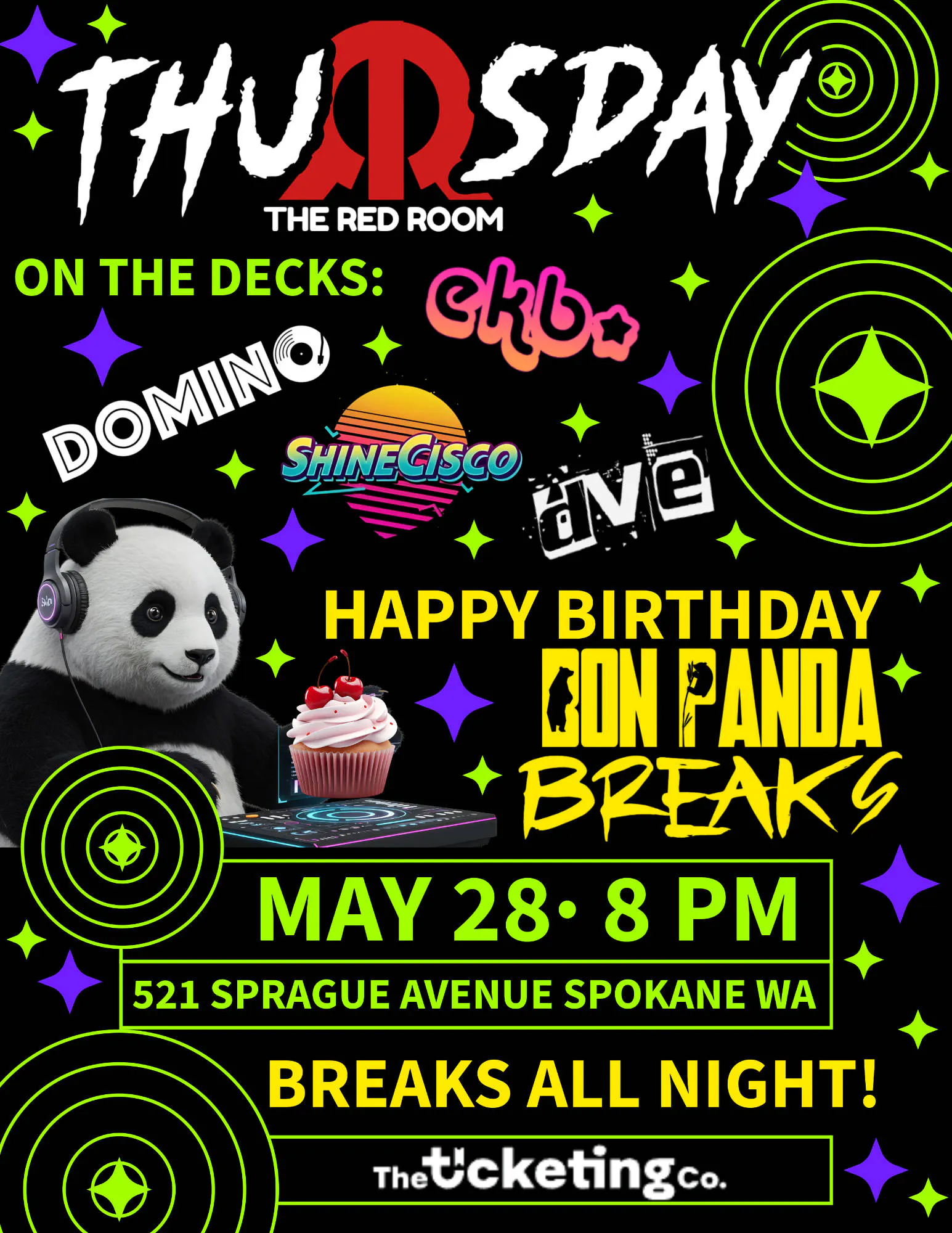 ThuRRsday: Bon Panda Breaks Bday Bash with ekb* and friends! event banner
