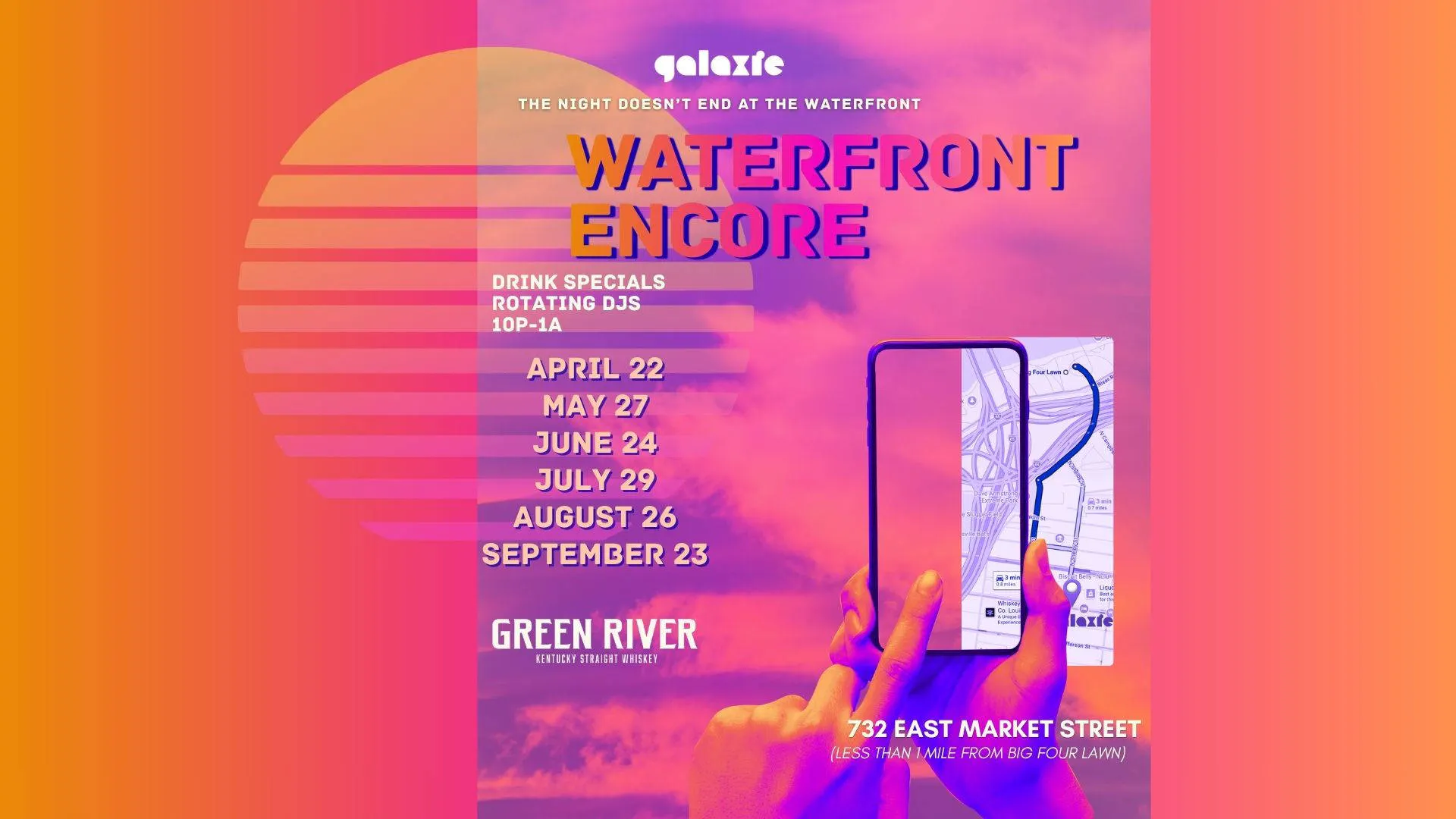 Waterfront Encore event banner